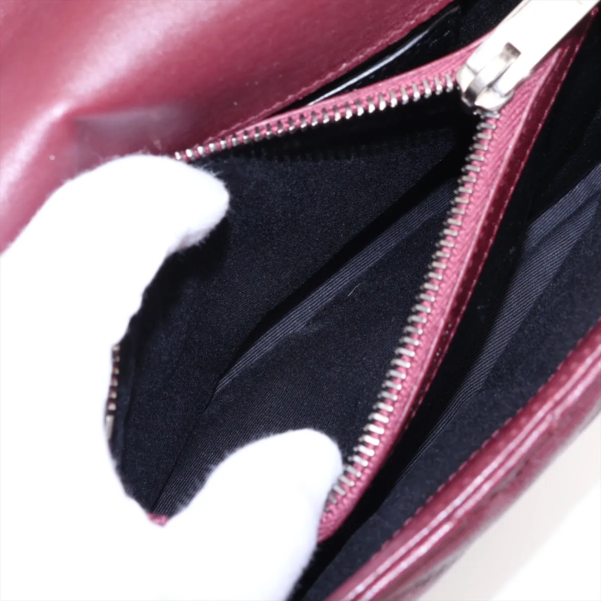 College Leather 2-Way Handbag, Red, 428056 — view 9