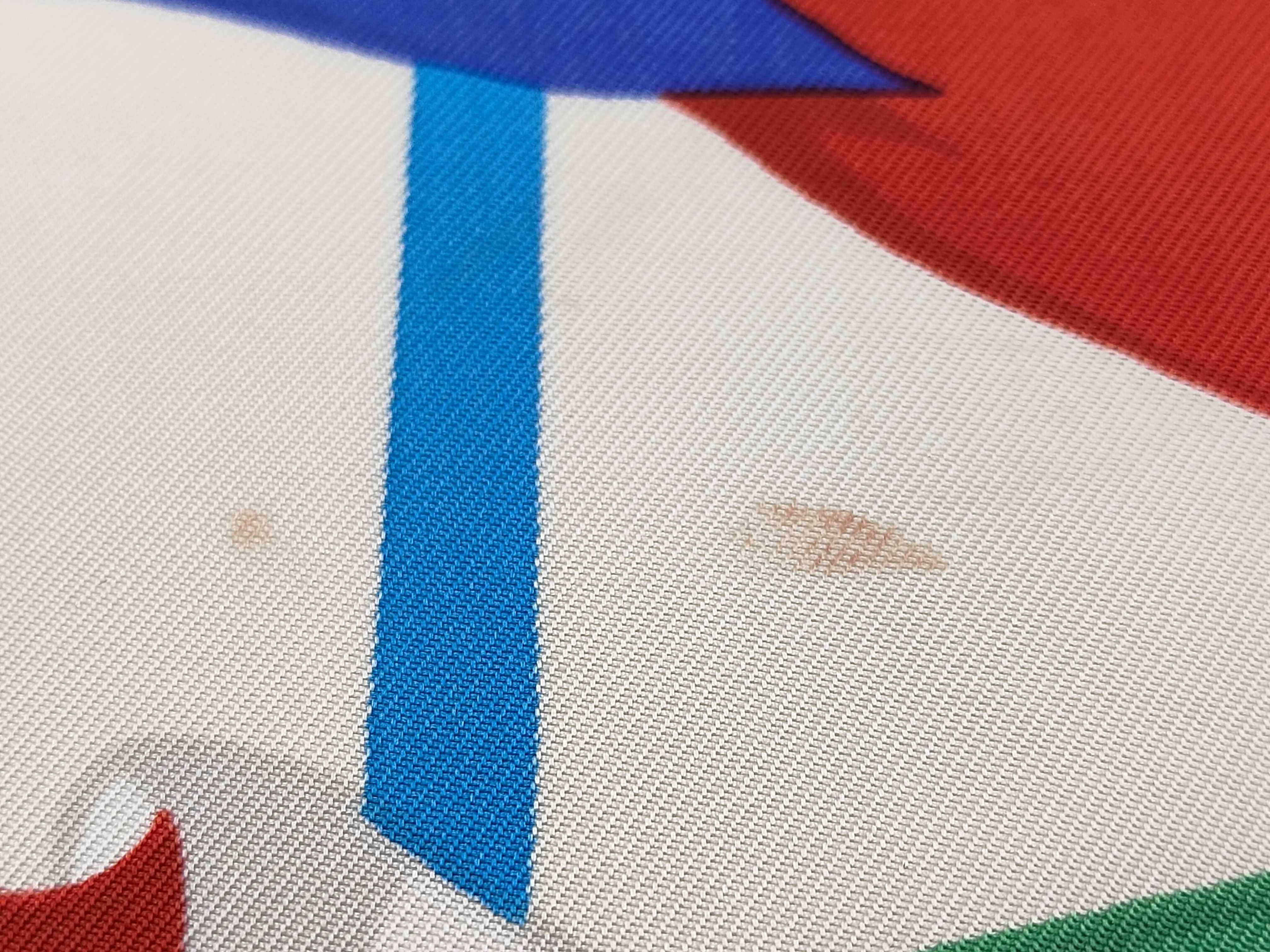 Coco Mark Flag Pattern Large Silk Scarf with Tags Other Accessories — view 7