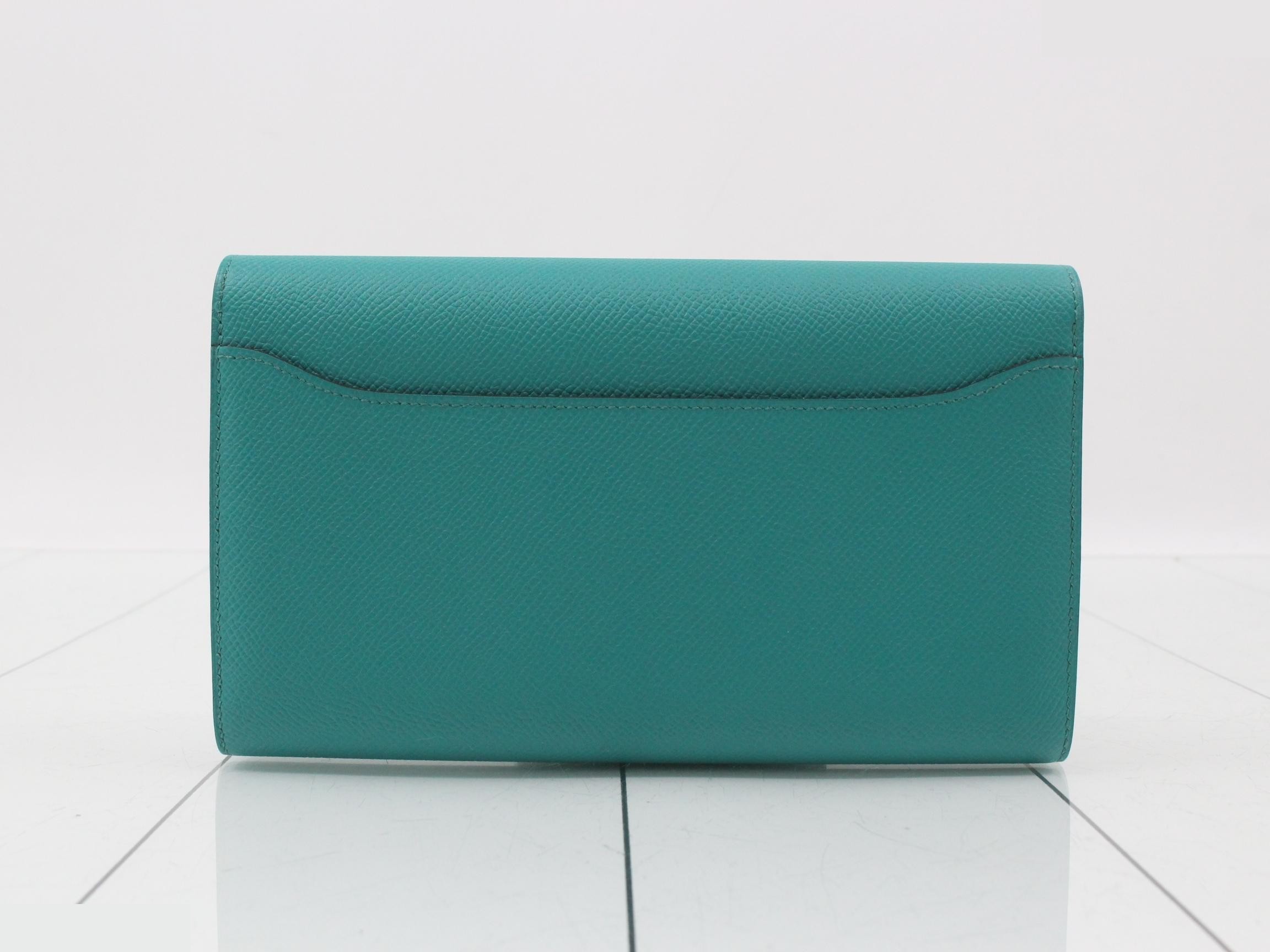 Constance Long Leather Bi-fold Wallet with X Stamp — view 2