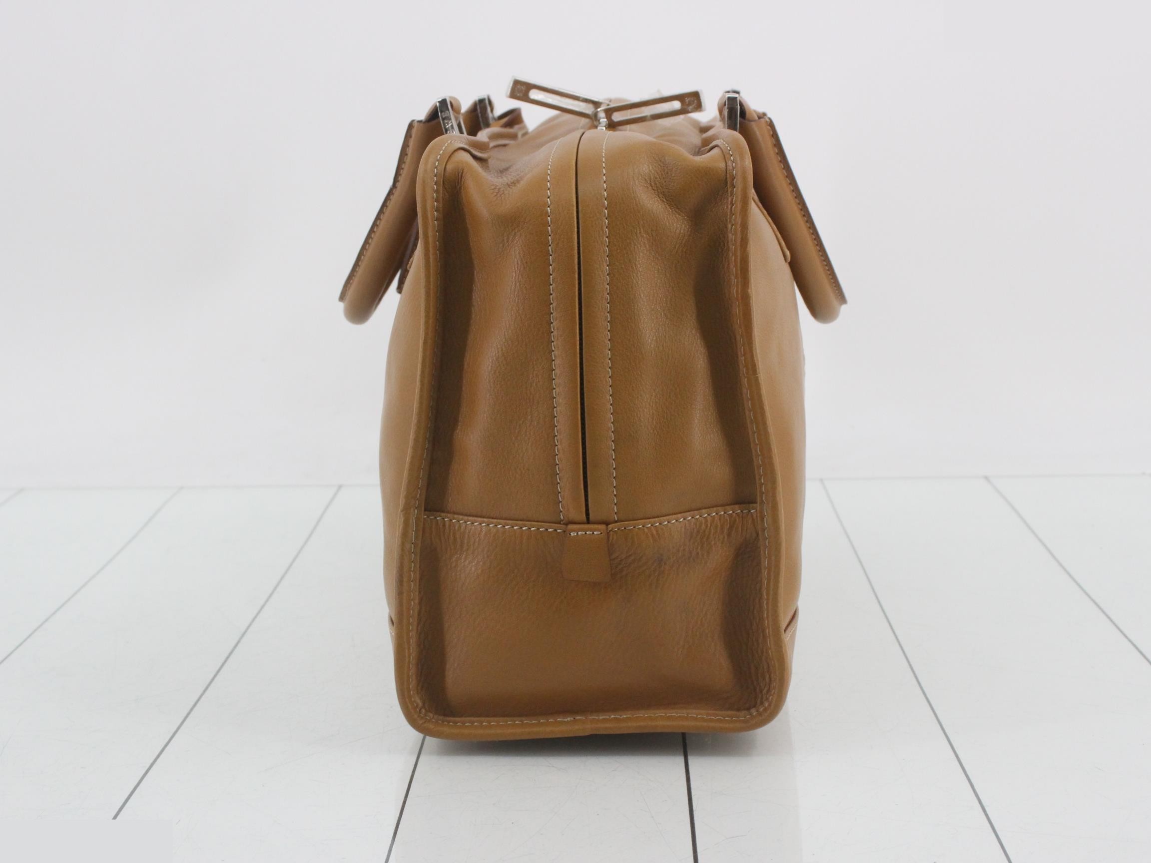 Amazona 36 Anagram Light Brown Leather Handbag 162 — view 3
