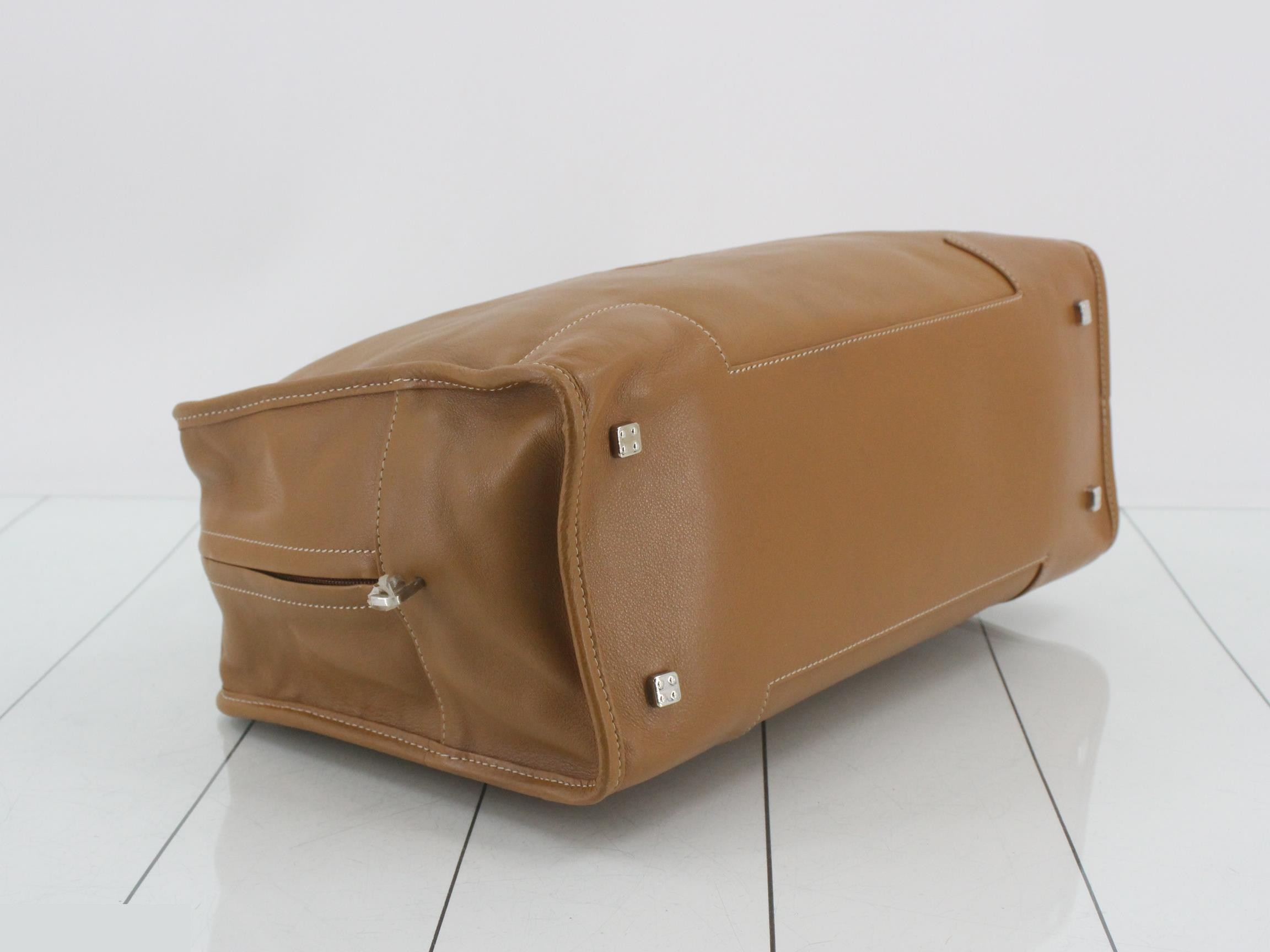 Amazona 36 Anagram Light Brown Leather Handbag 162 — view 5