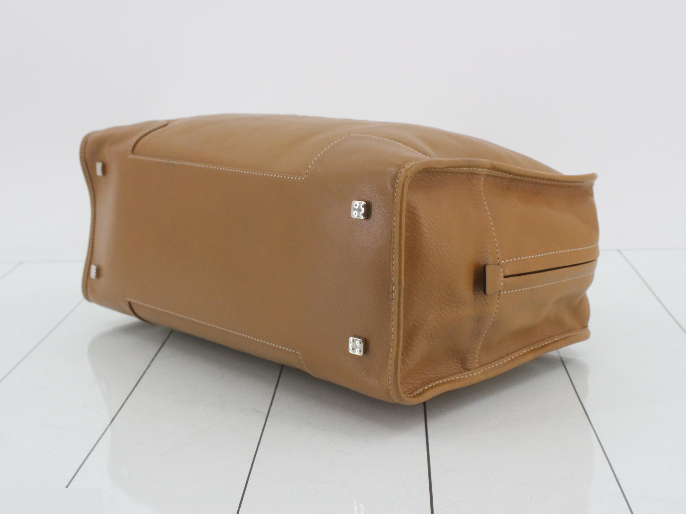 Amazona 36 Anagram Light Brown Leather Handbag 162 — view 6