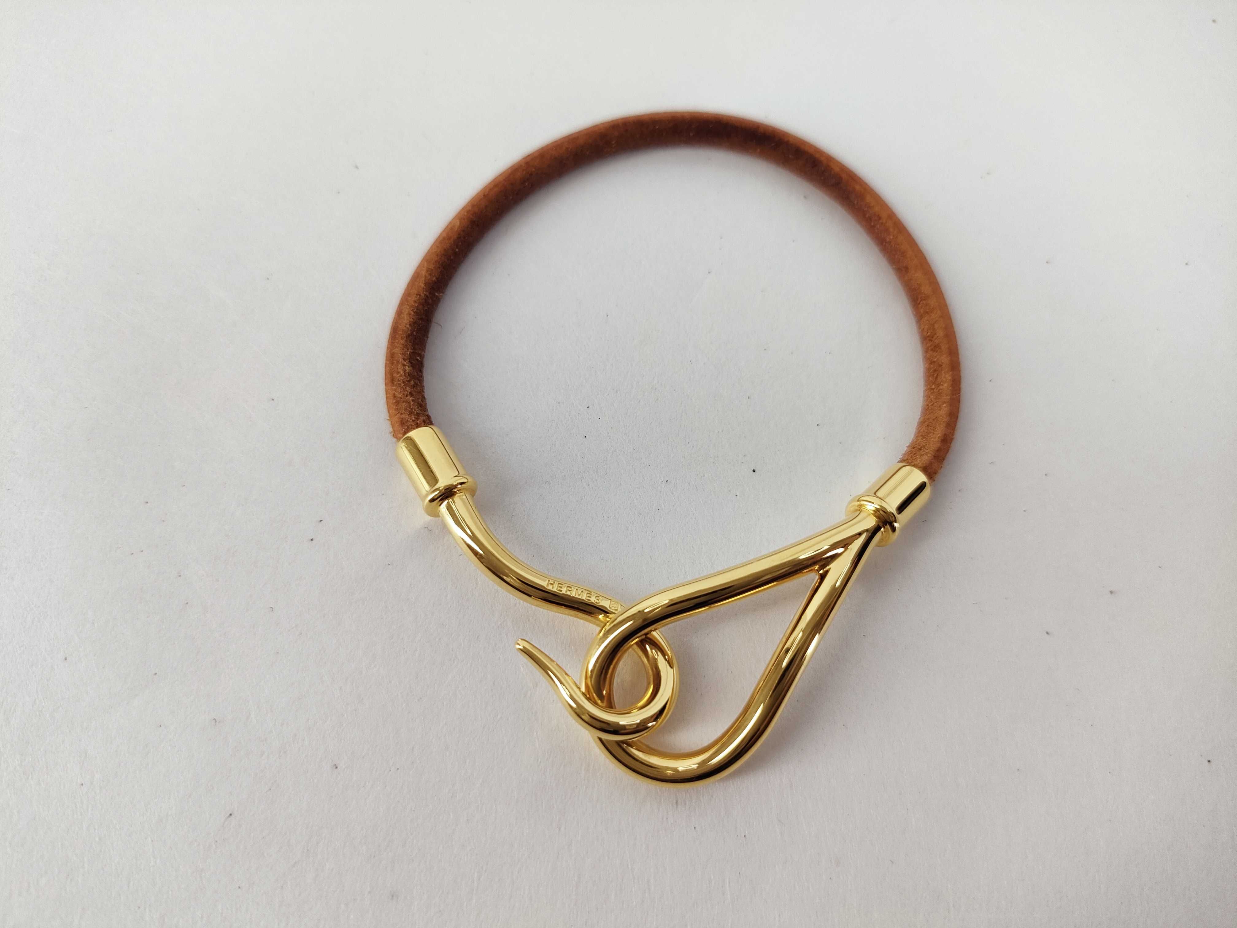 Jumbo Bracelet, Leather Bracelet, Gold Bracelet/Bangle