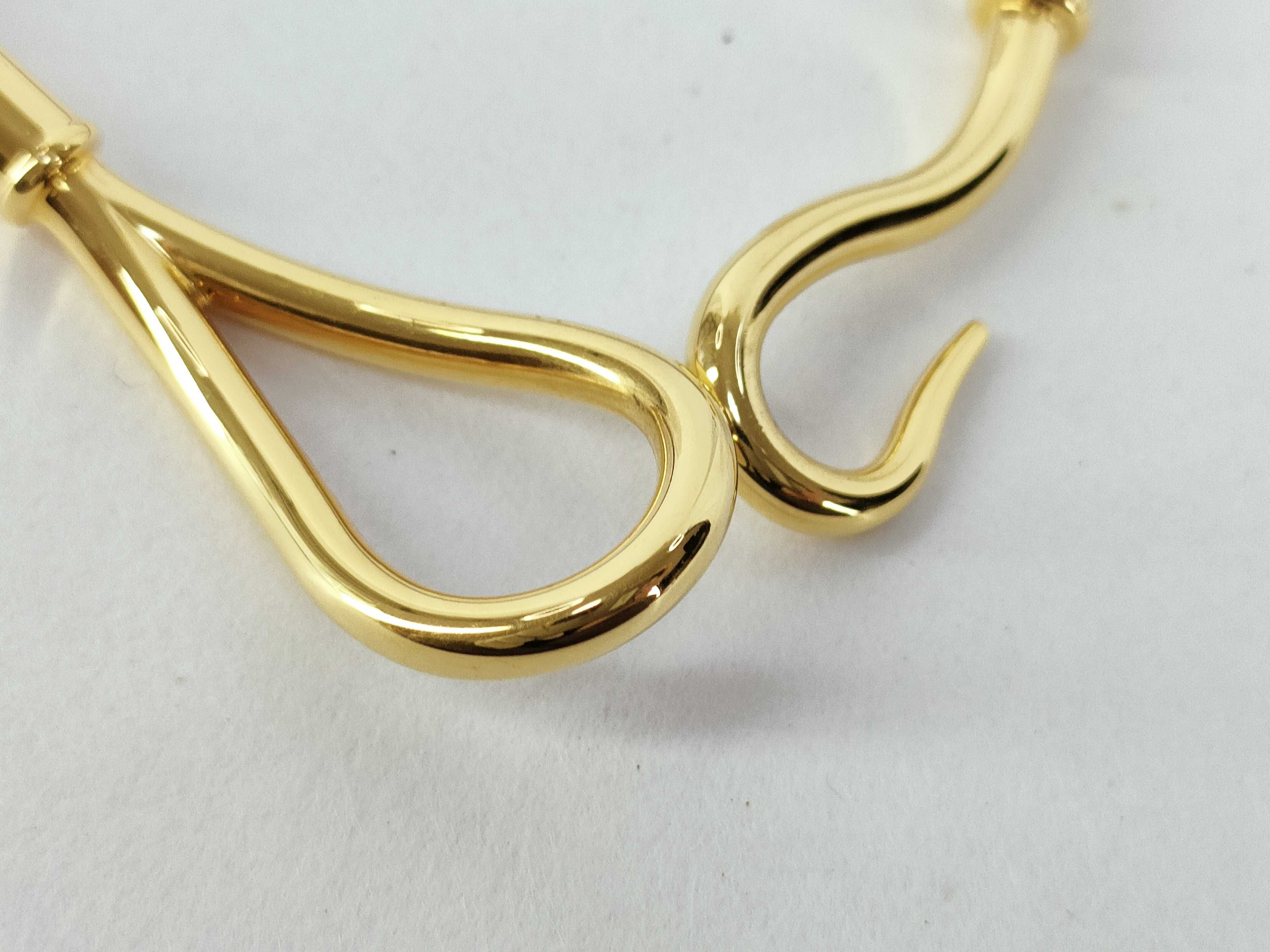 Jumbo Bracelet, Leather Bracelet, Gold Bracelet/Bangle — view 6
