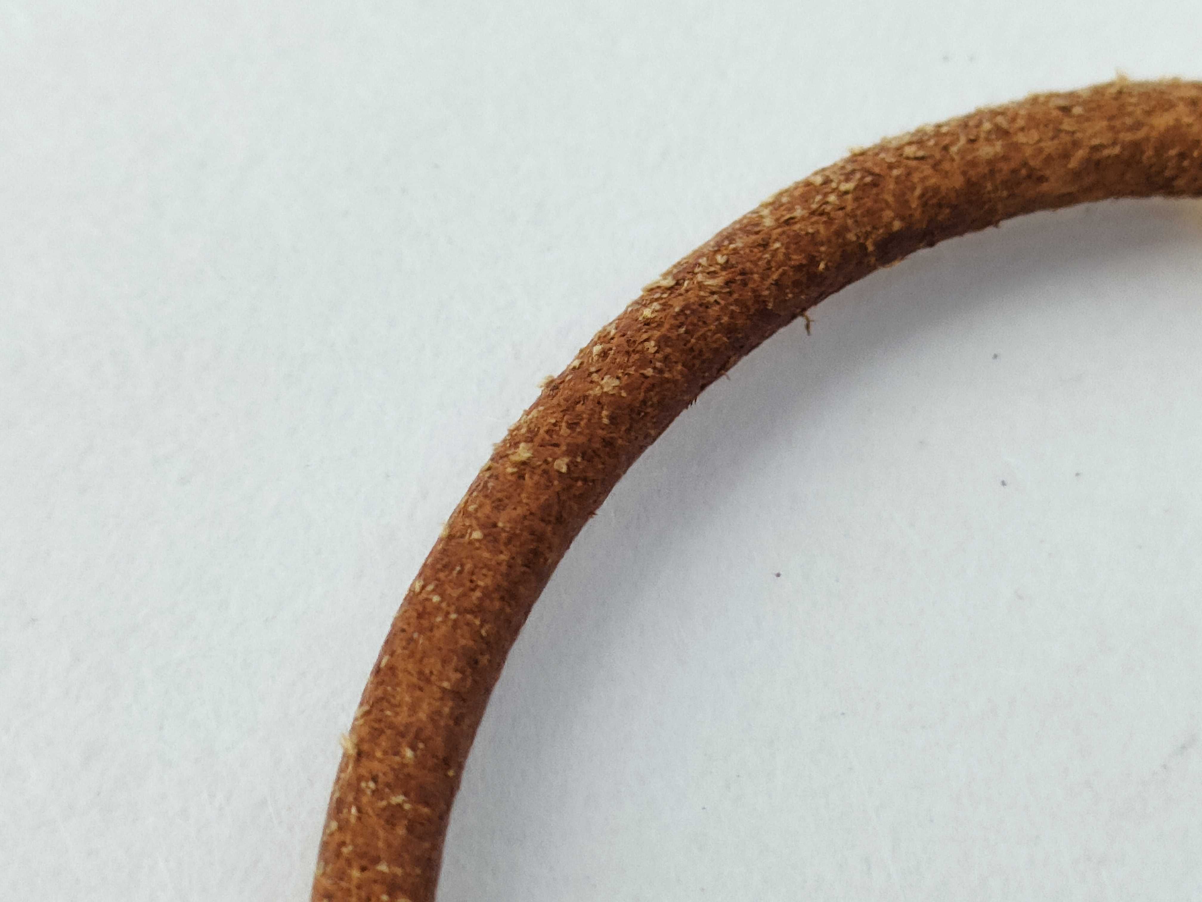 Jumbo Bracelet, Leather Bracelet, Gold Bracelet/Bangle — view 8
