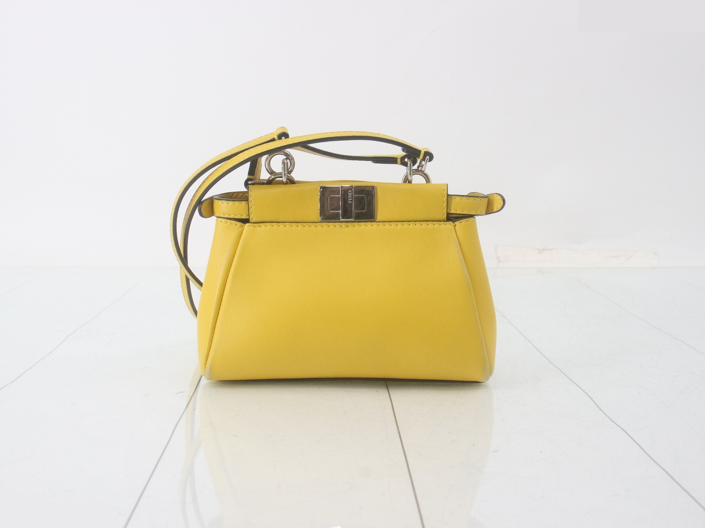 Peekaboo Handbag Micro, Yellow — view 2