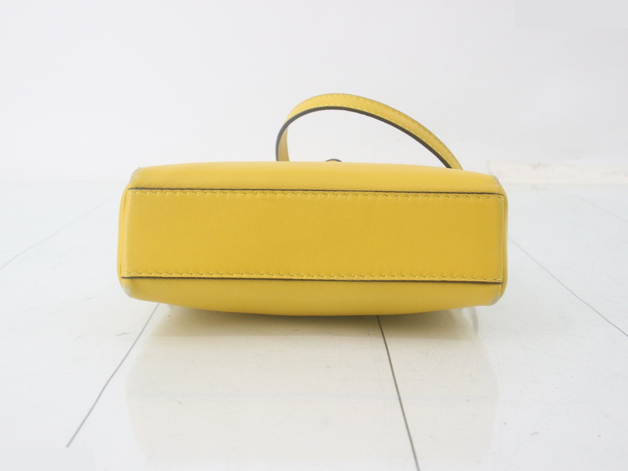 Peekaboo Handbag Micro, Yellow — view 3
