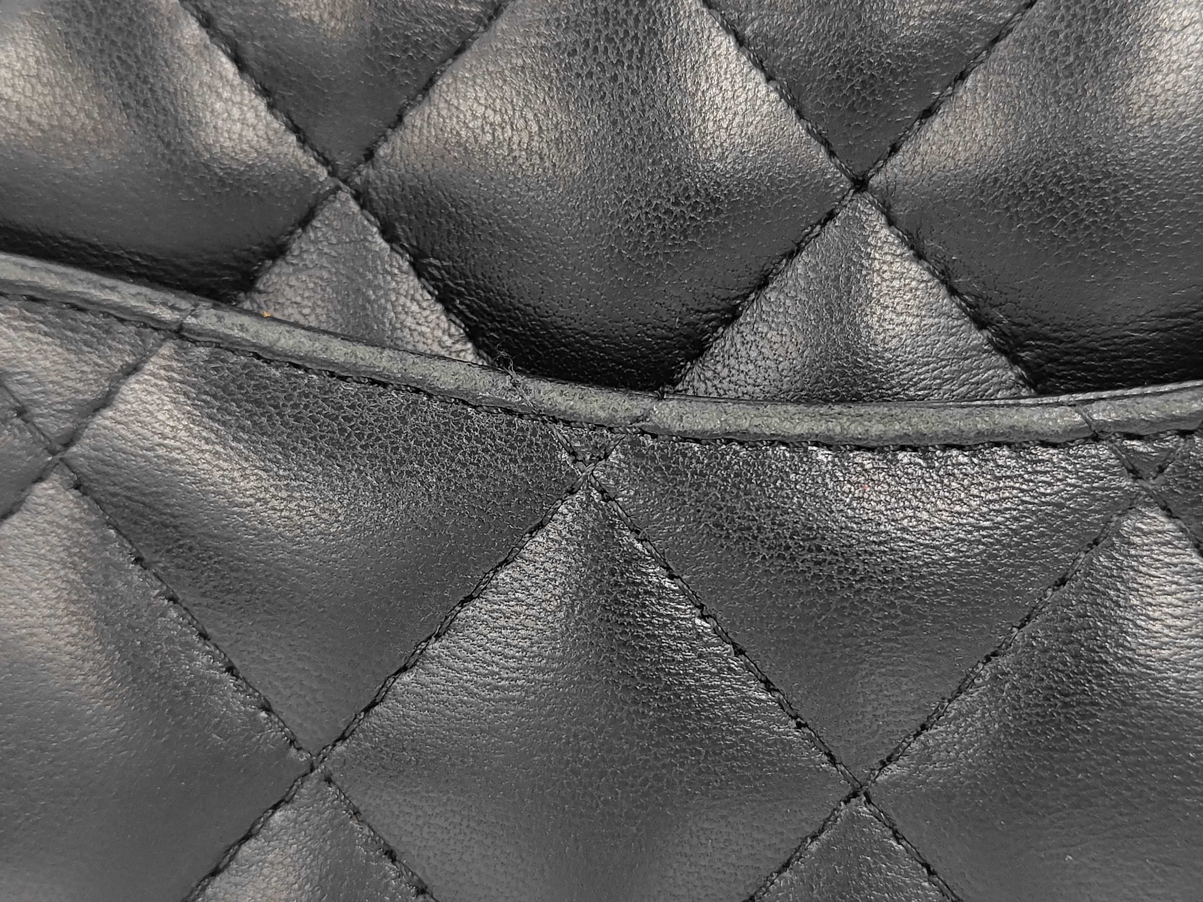 Mini Matelassé 17 Lambskin Black with Silver Hardware, Serial Number 29, Includes Card Seal, Box, Dust Bag, Shoulder Bag — view 3