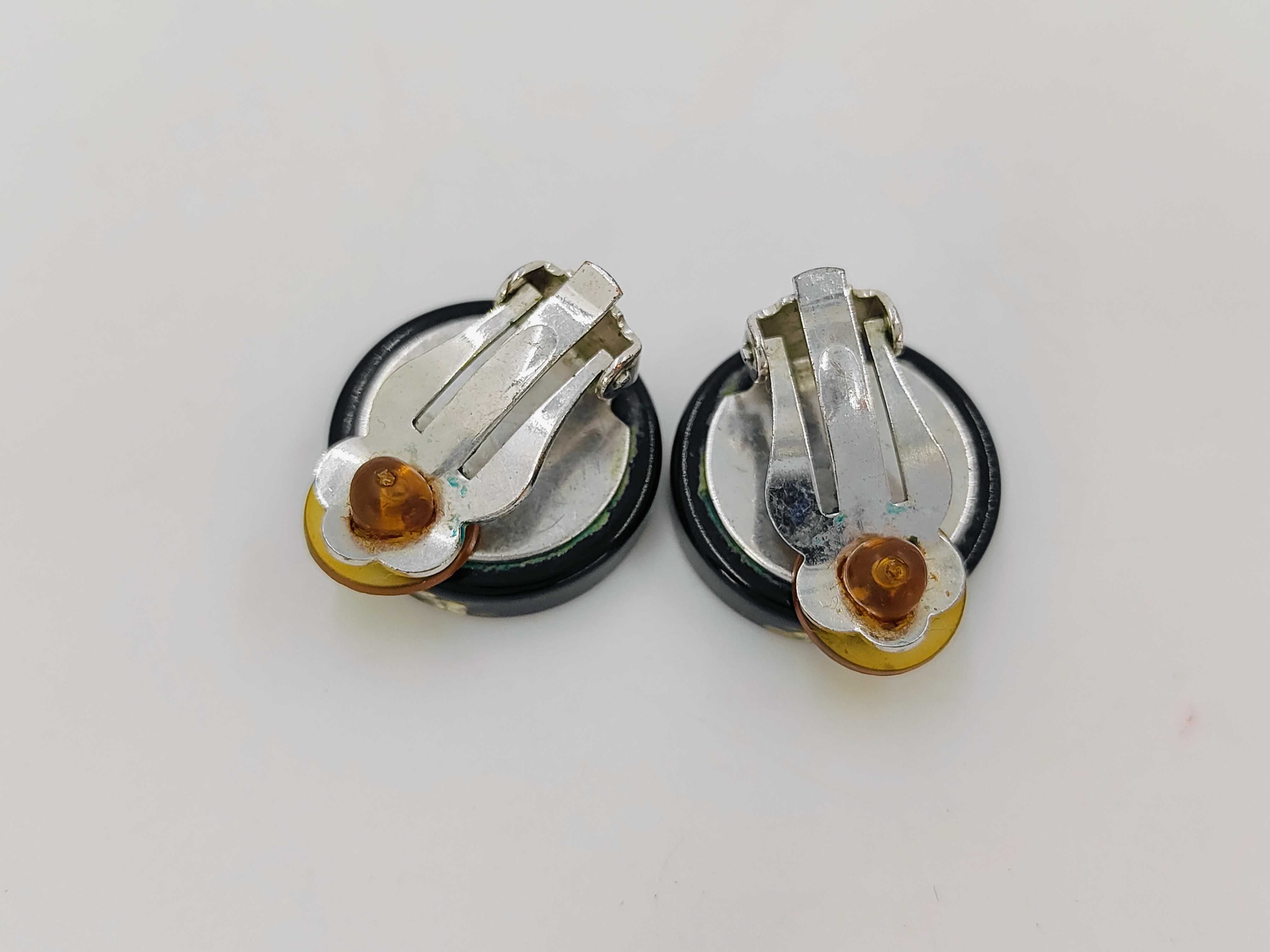 Round Coco Mark Earrings — view 2