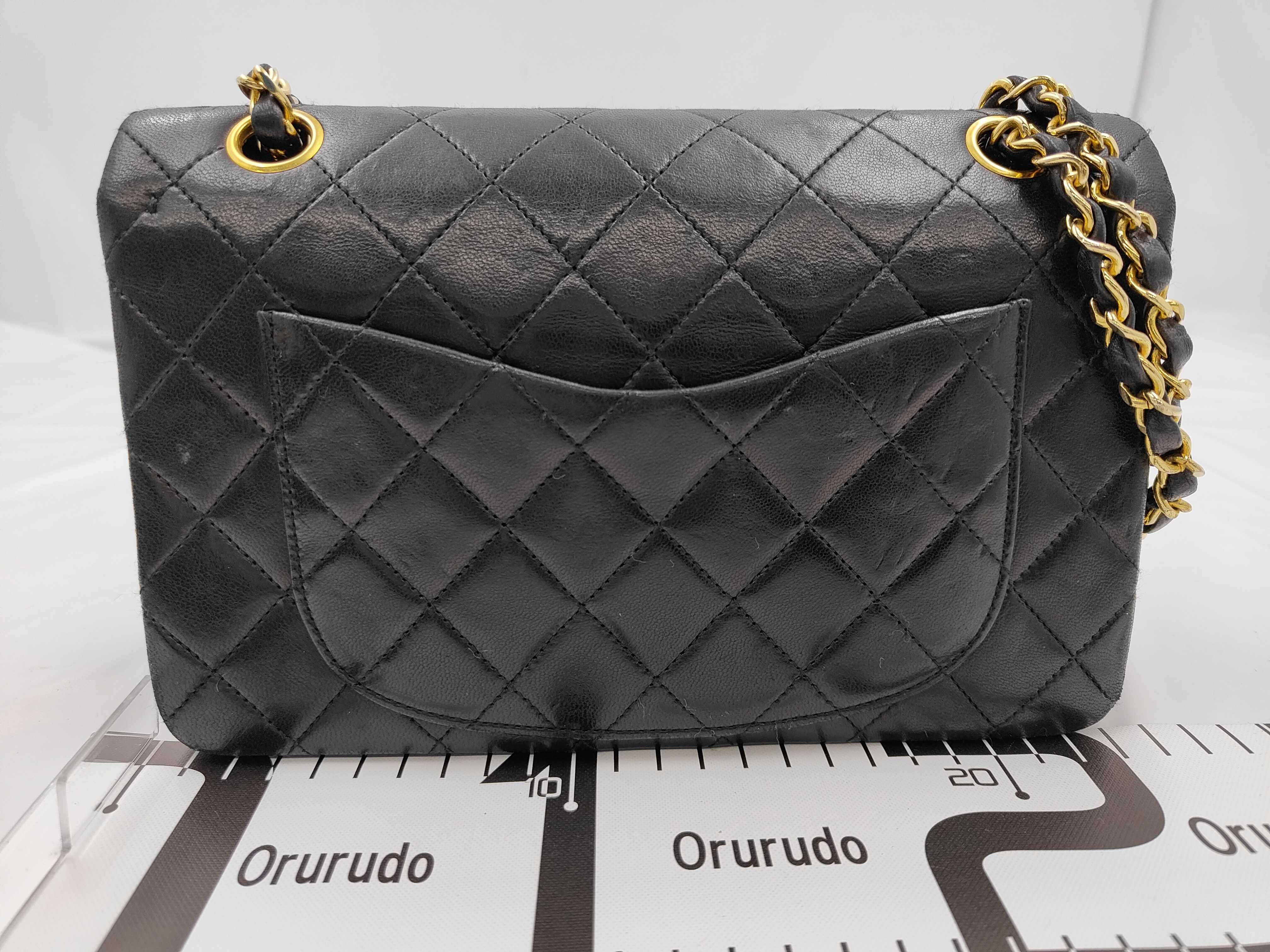 Matelassé Lambskin Double Flap Double Chain Shoulder Bag (Serial Number 0) — view 2
