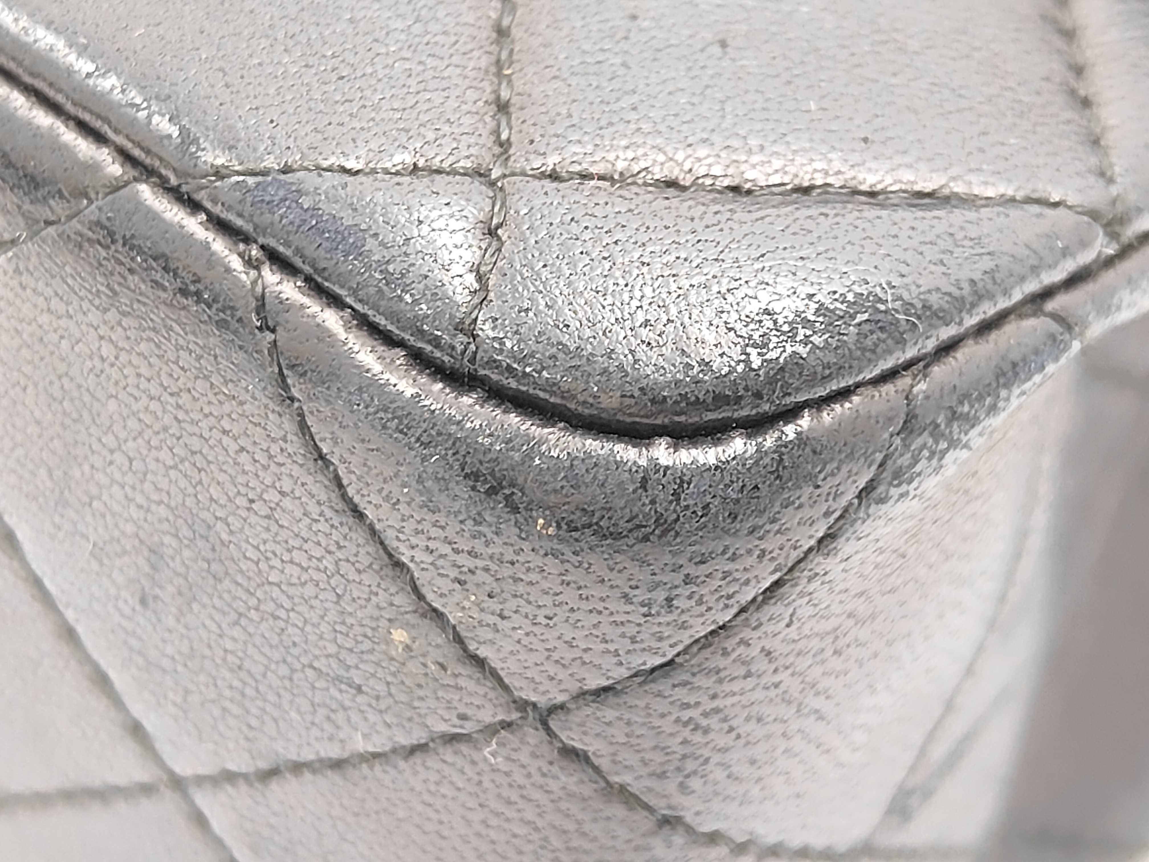 Matelassé Lambskin Double Flap Double Chain Shoulder Bag (Serial Number 0) — view 5