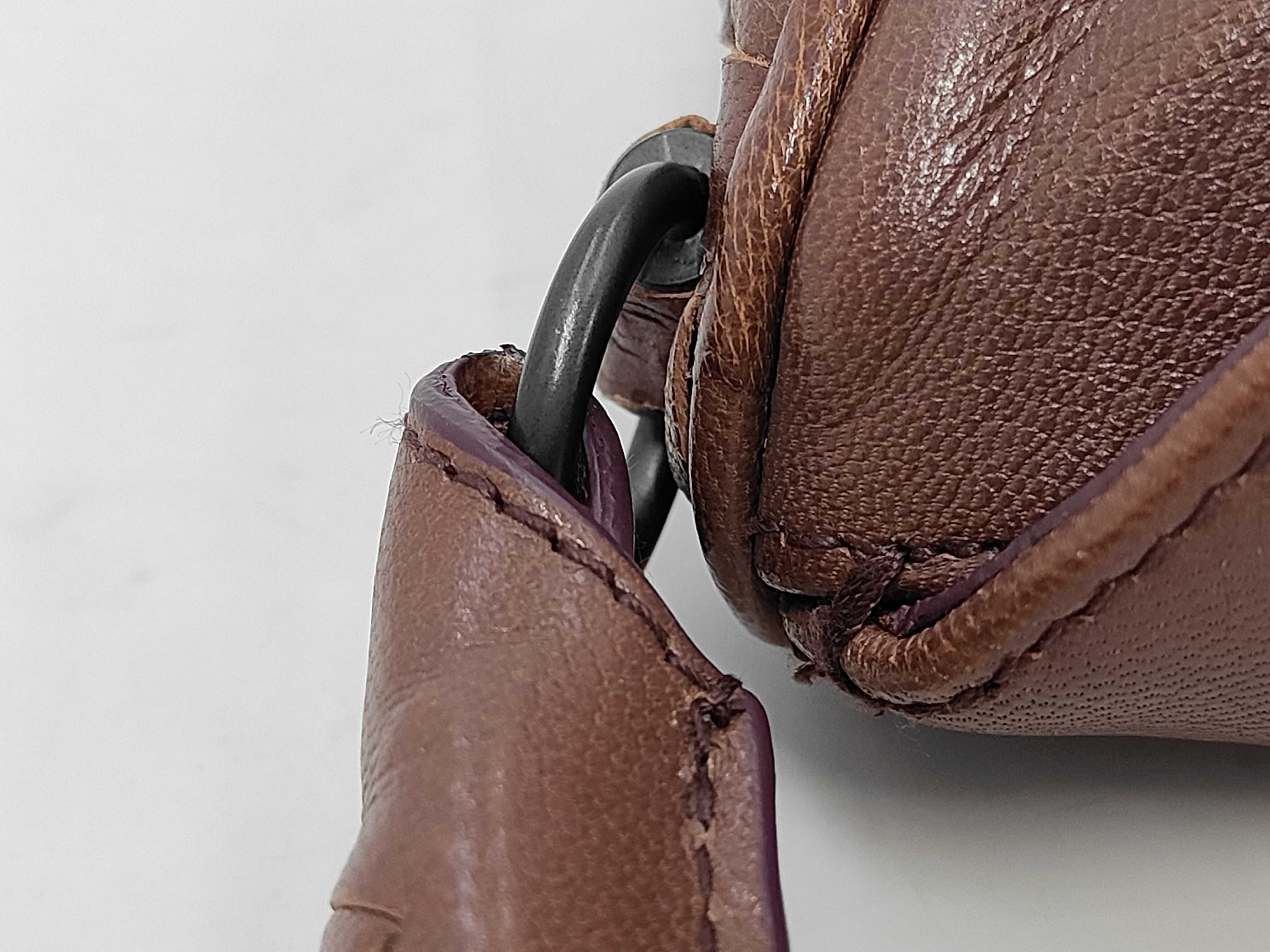 Intrecciato Leather Handbag — view 7