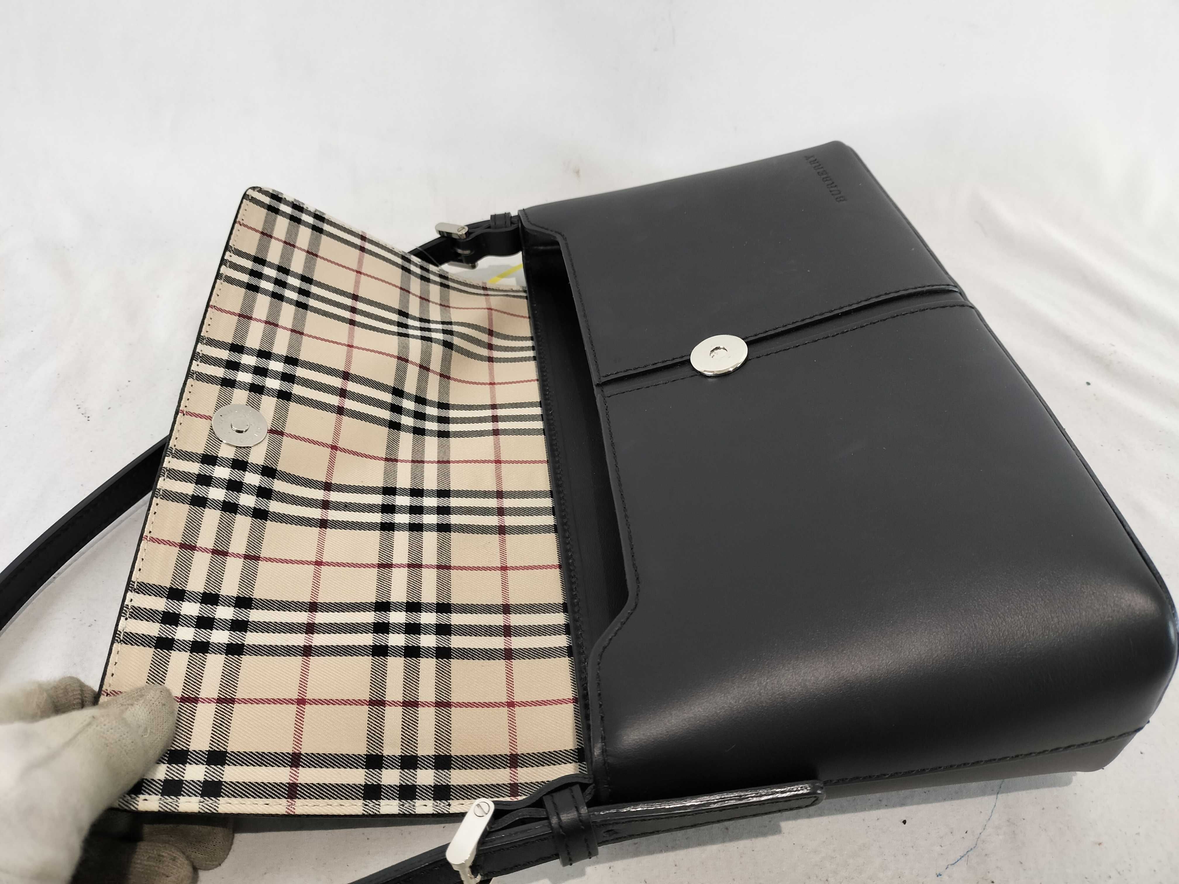 Leather Shoulder Bag Nova Check Handbag — view 9