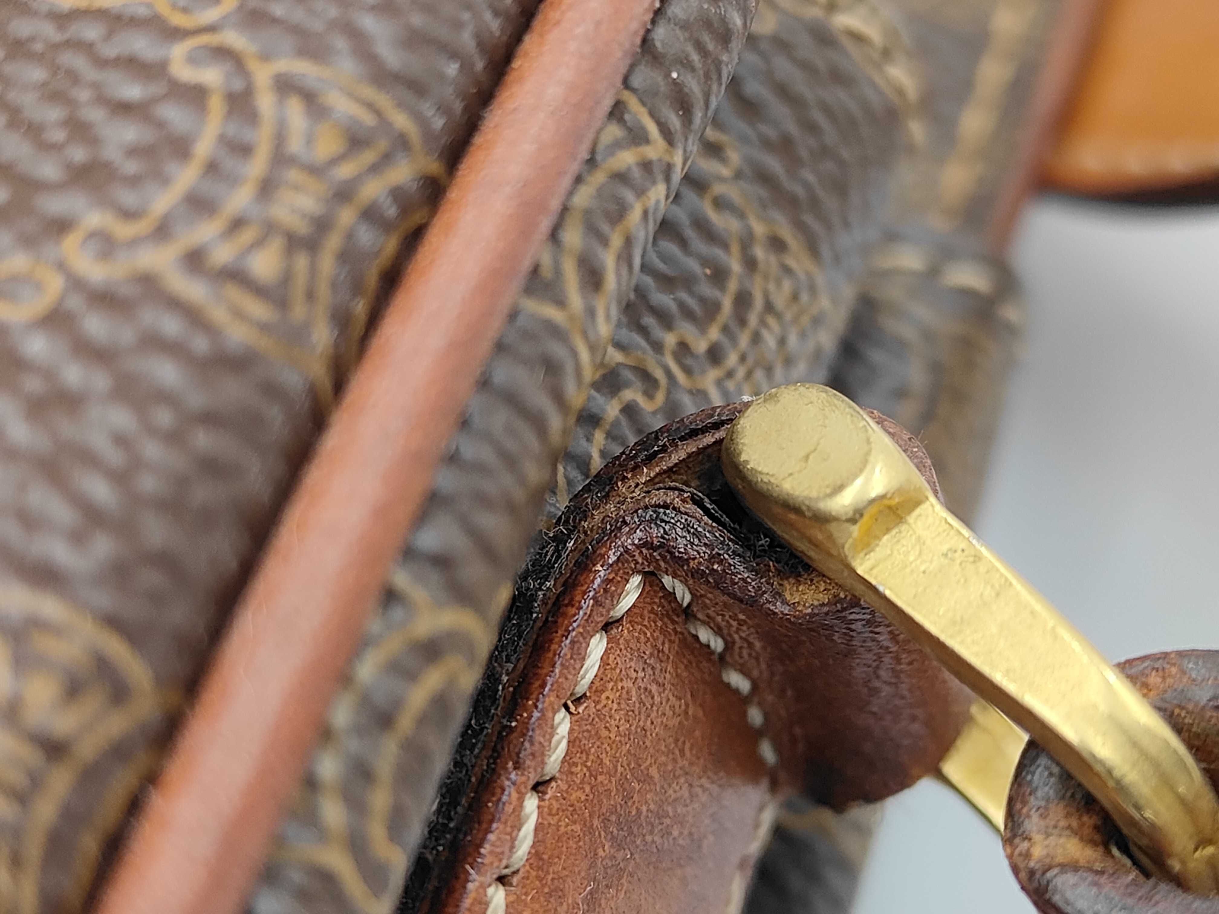 Macadam Shoulder Bag, Leather, Brown Shoulder Bag — view 7