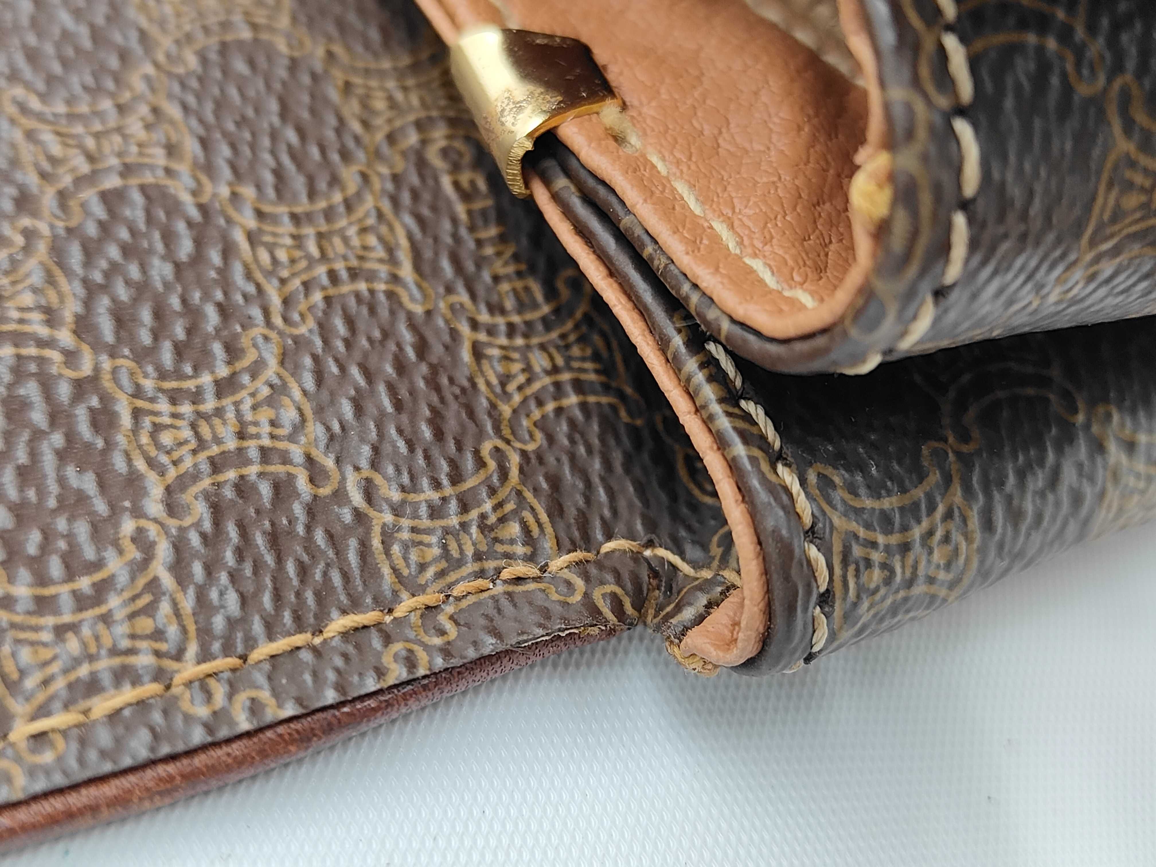 Macadam Shoulder Bag, Leather, Brown Shoulder Bag — view 8