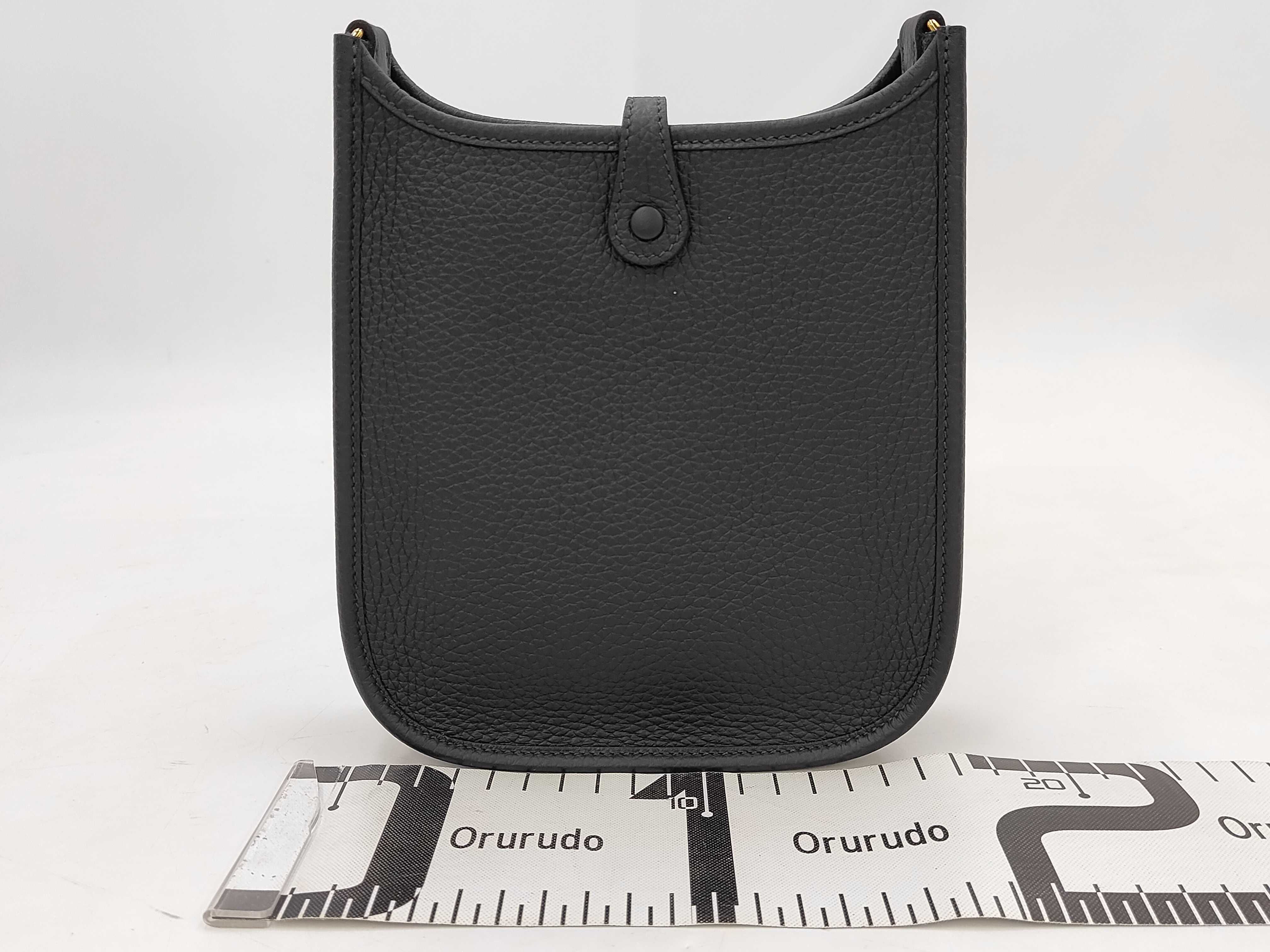 Mini Evelyne Amazone 16 TPM Taurillon Clemence Leather Caban Gold Hardware K Stamp Shoulder Bag — view 2