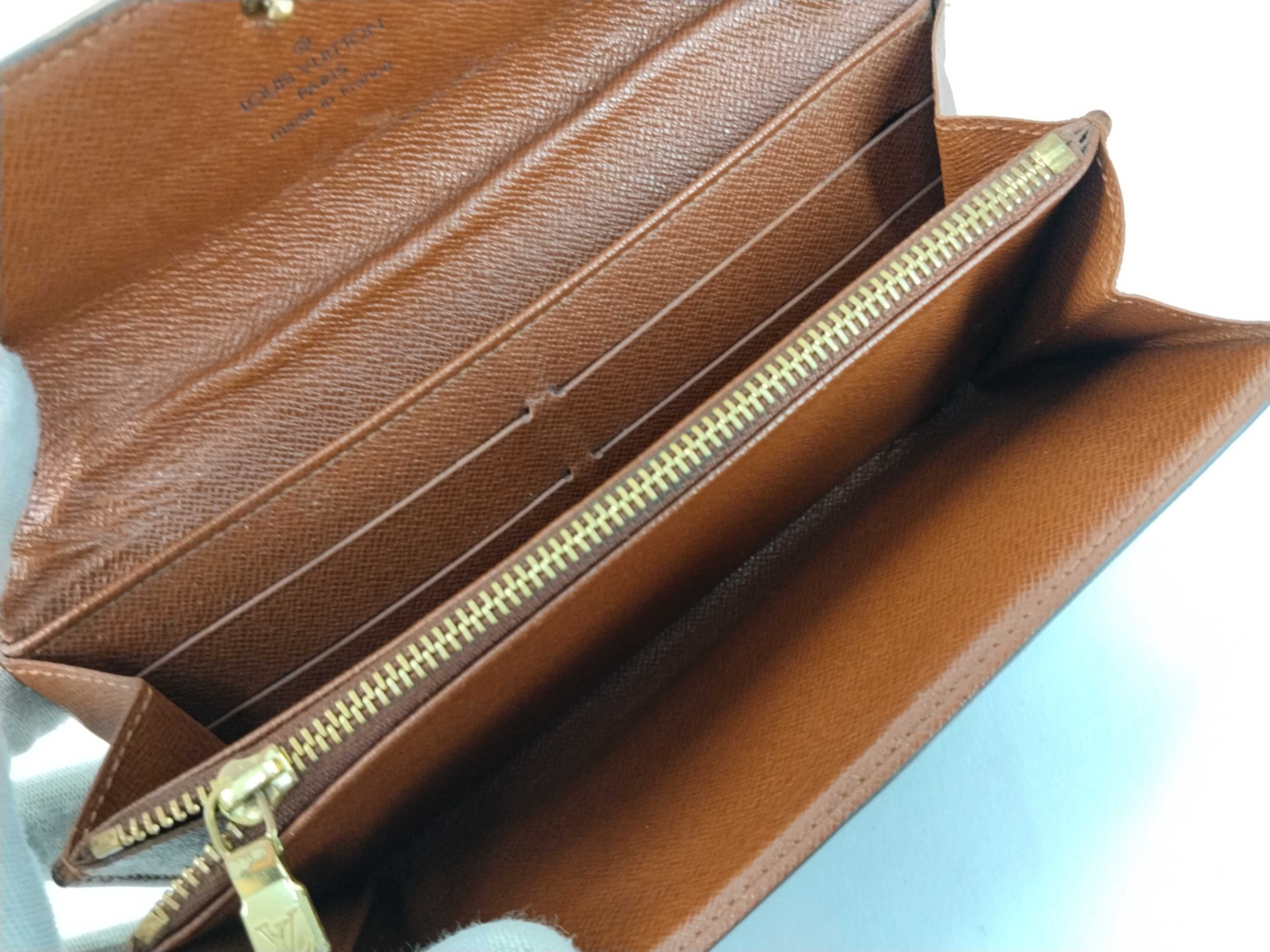 Monogram LV Wallet Portemonnaie Credit Brown Wallet — view 12
