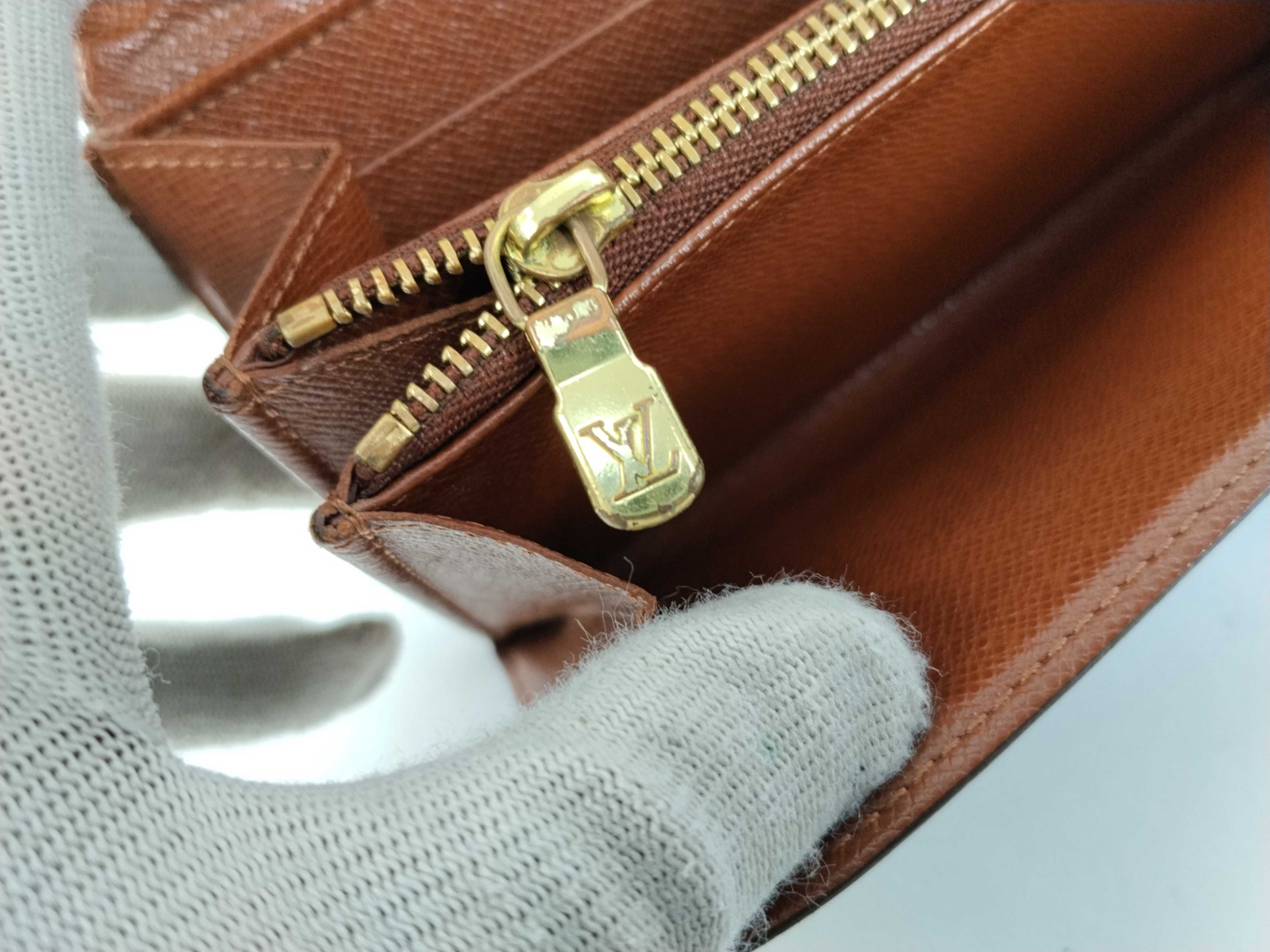 Monogram LV Wallet Portemonnaie Credit Brown Wallet — view 14