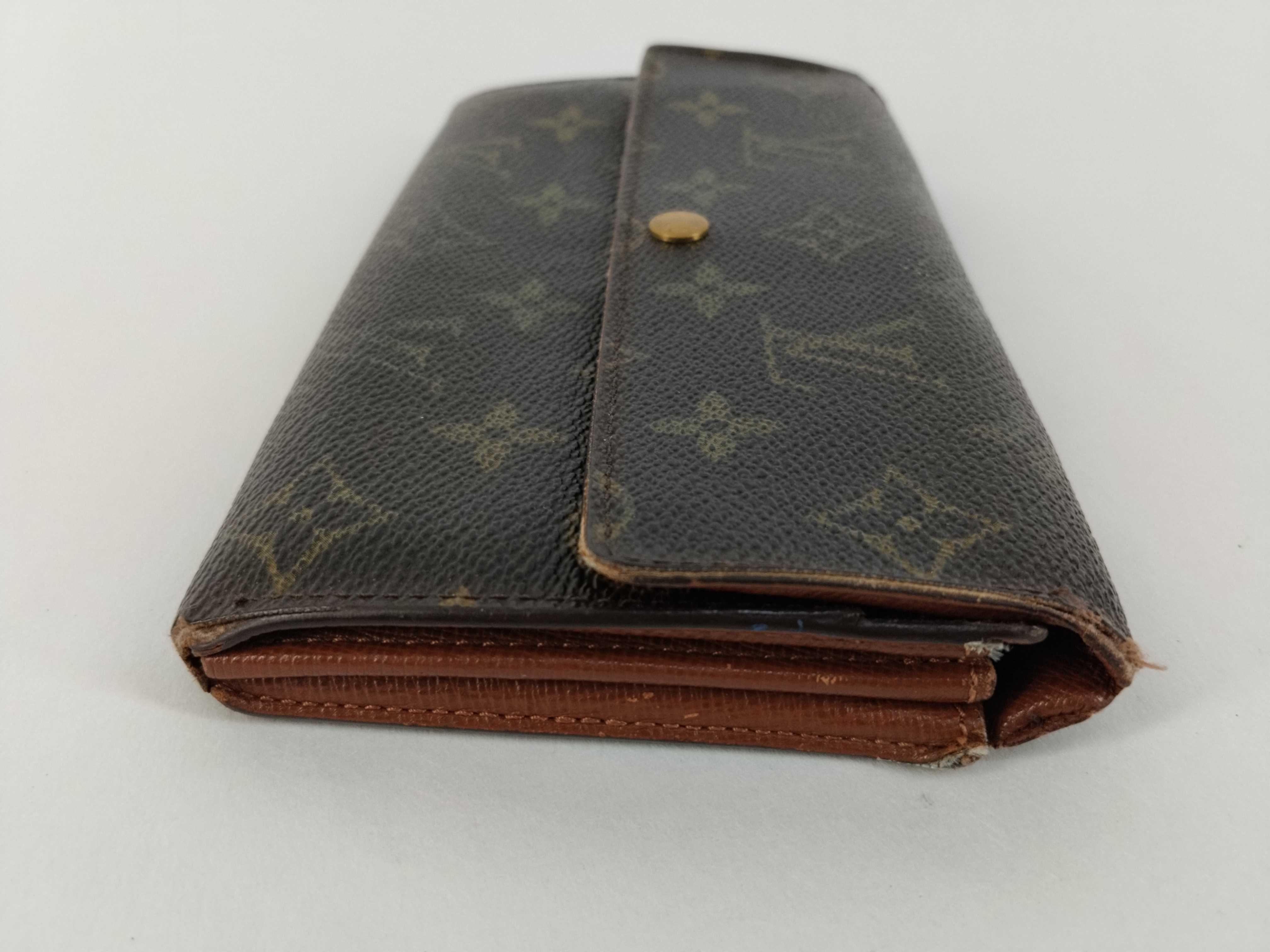 Monogram LV Wallet Portemonnaie Credit Brown Wallet — view 6