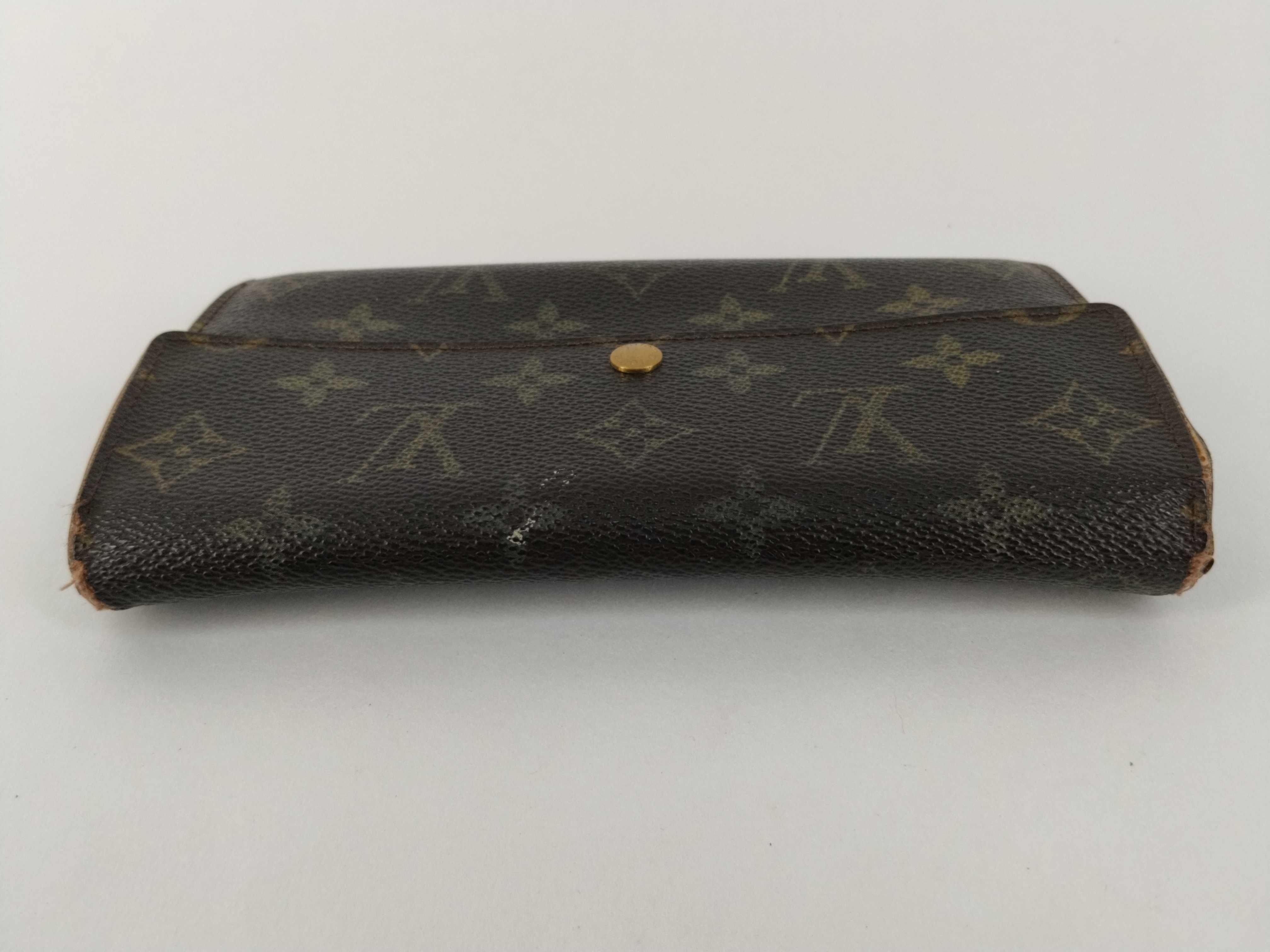 Monogram LV Wallet Portemonnaie Credit Brown Wallet — view 7