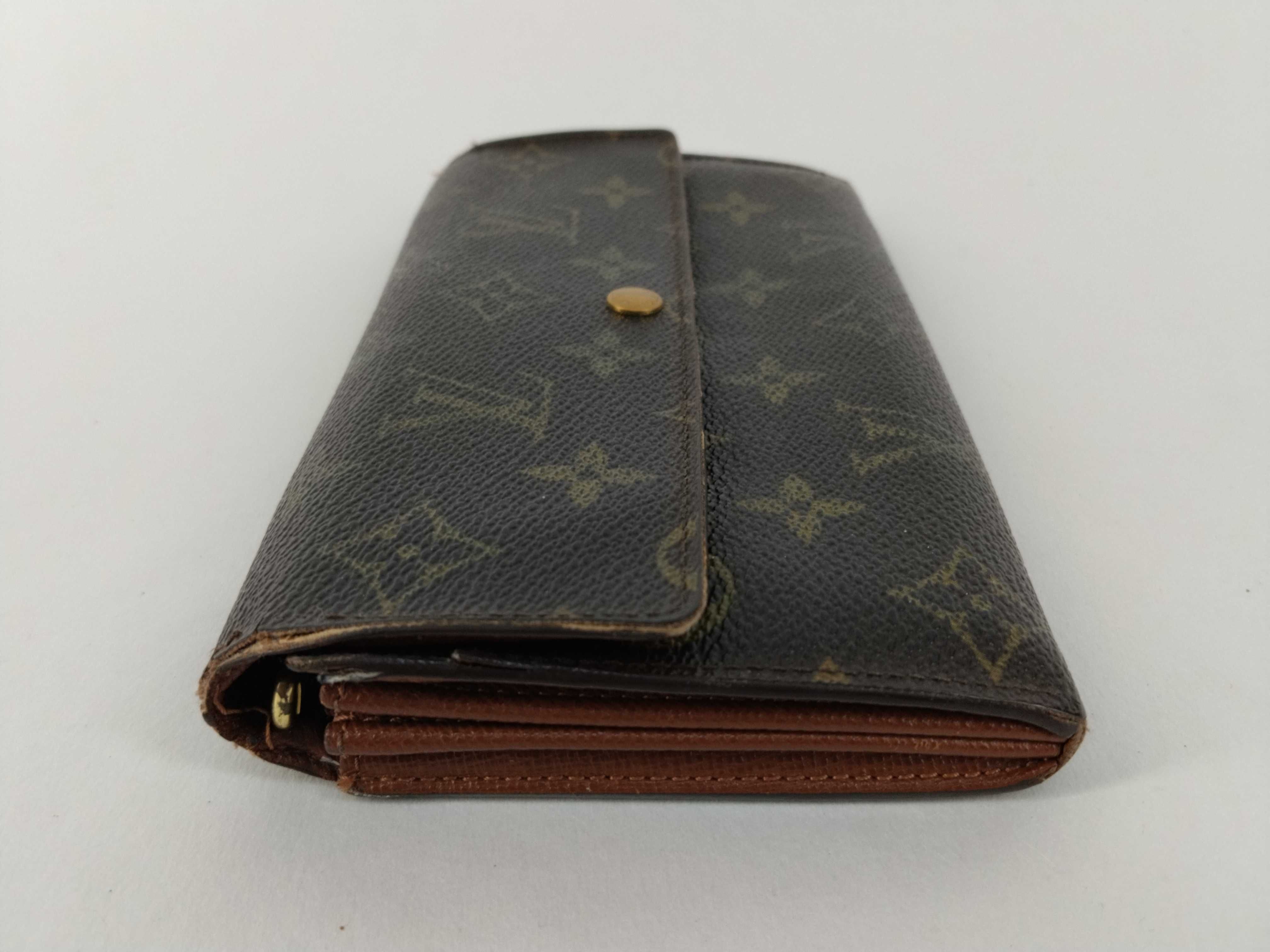 Monogram LV Wallet Portemonnaie Credit Brown Wallet — view 8