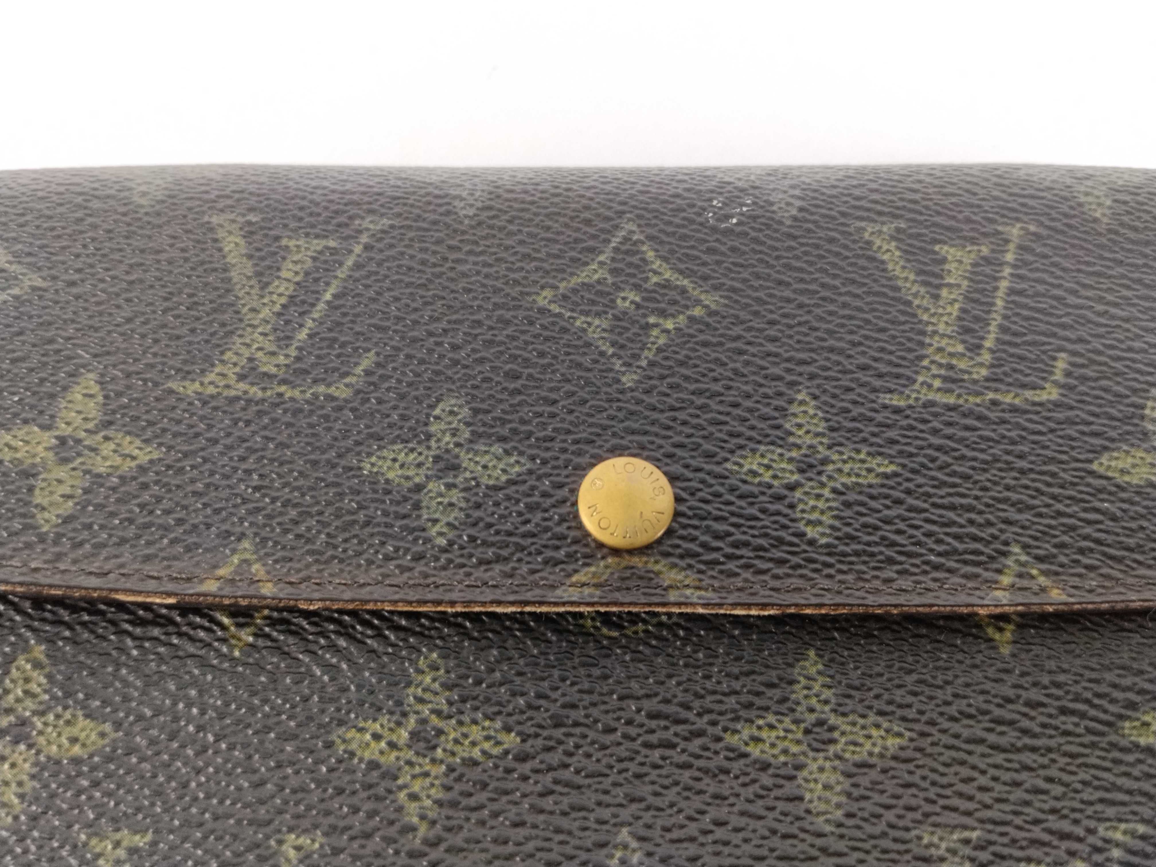 Monogram LV Wallet Portemonnaie Credit Brown Wallet — view 9
