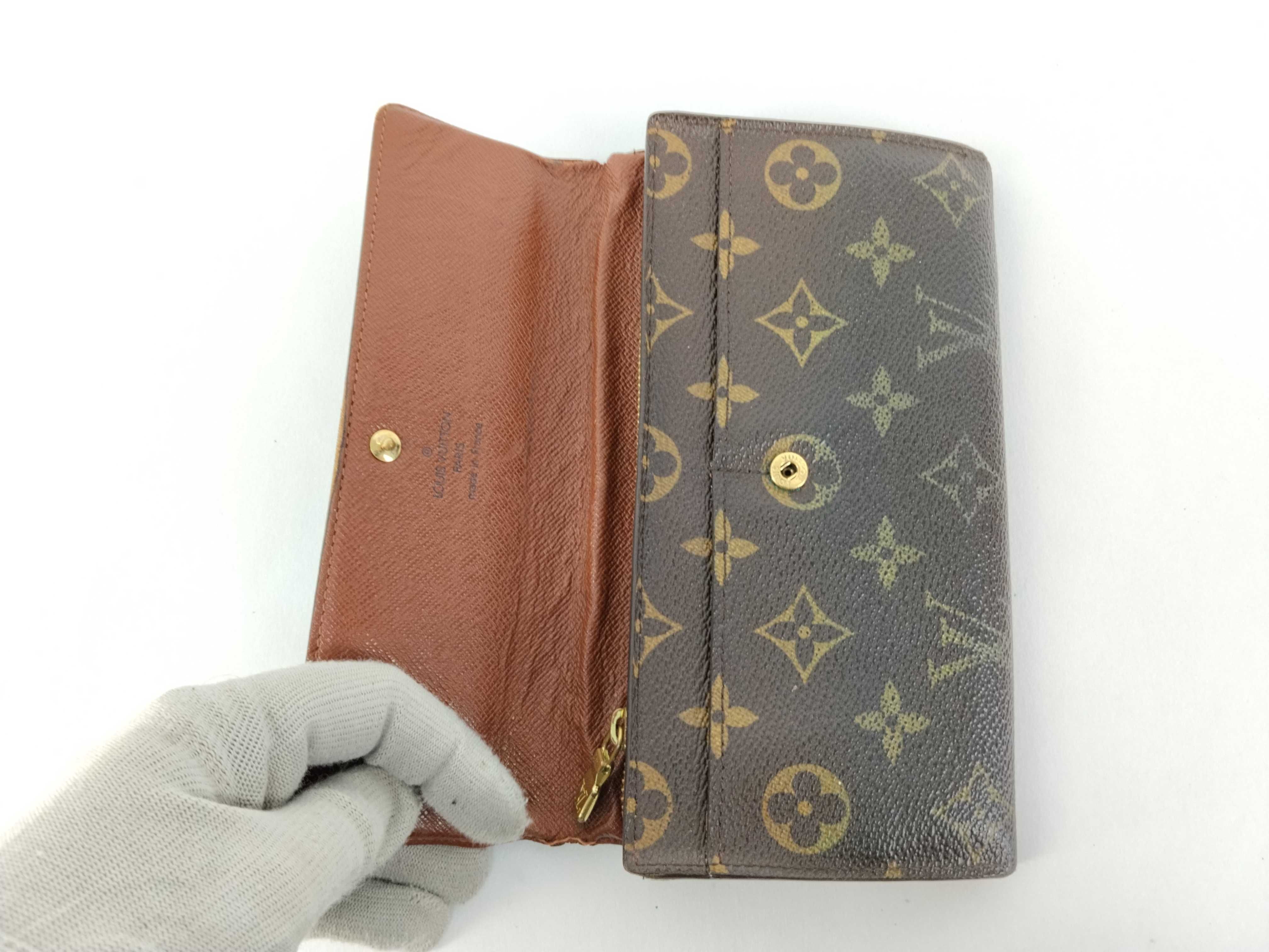 Monogram LV Wallet Portemonnaie Credit Brown Wallet — view 10