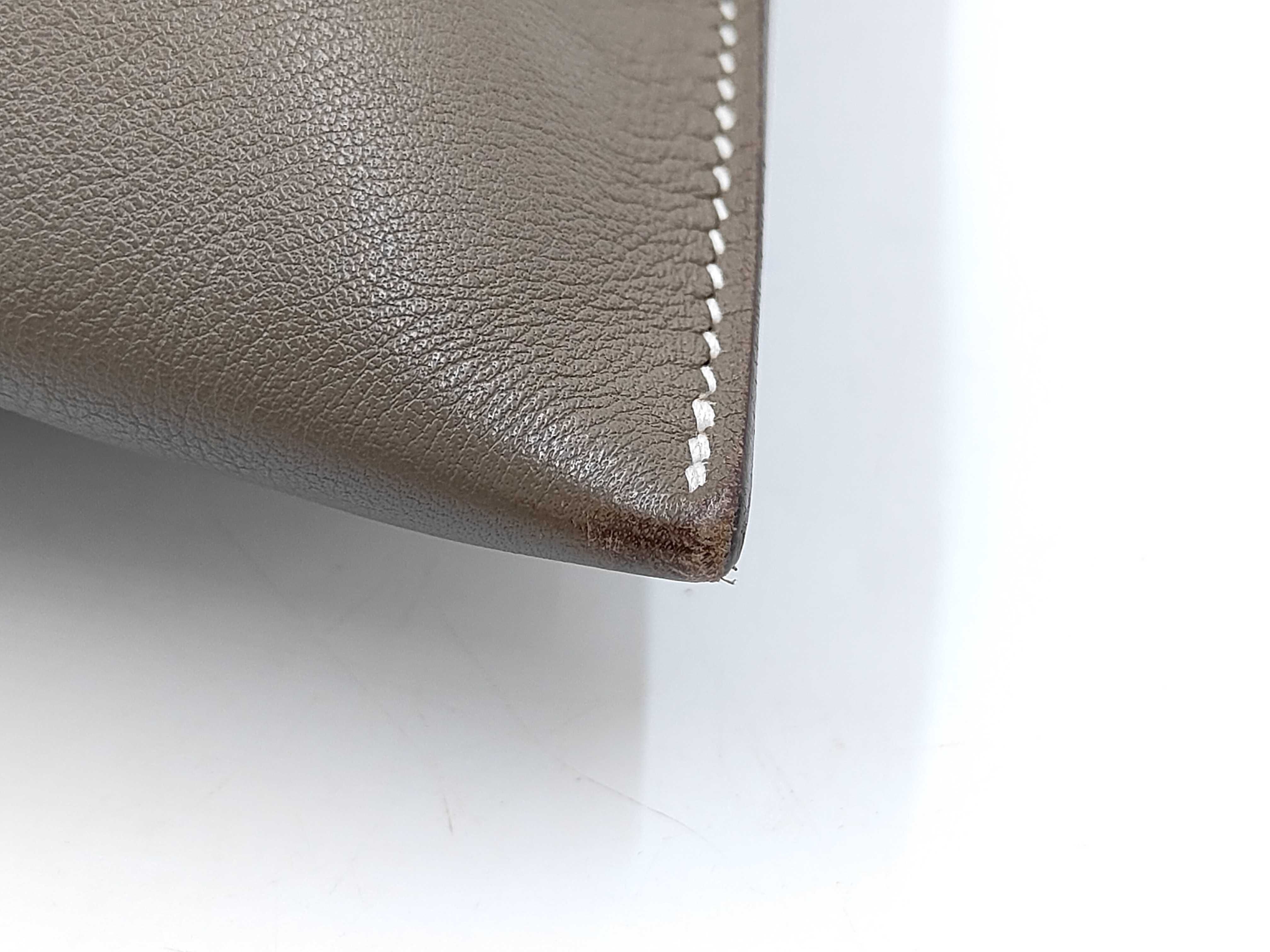Possam Plus Leather Etoupe Silver Hardware B Stamp Shoulder Bag — view 10