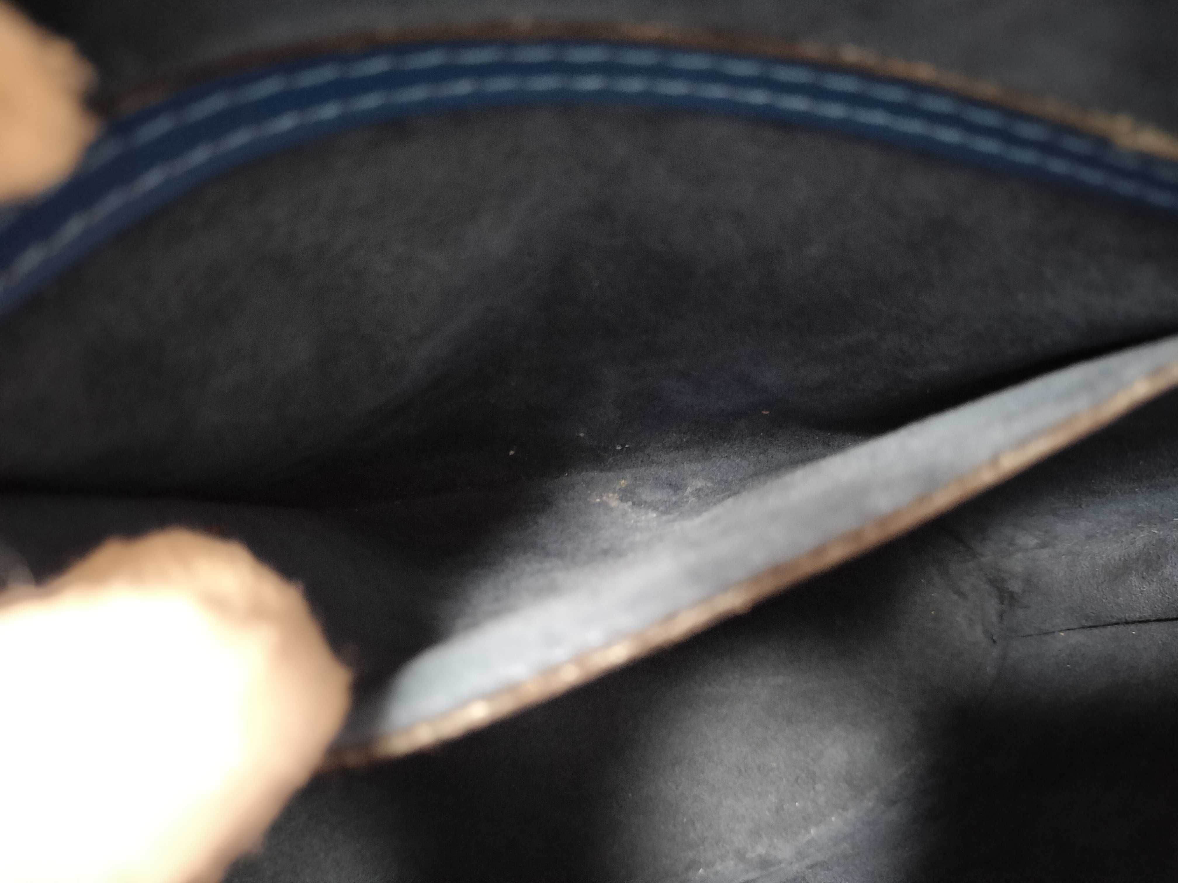 Epi Saint Jacques Blue Tote Bag — view 11