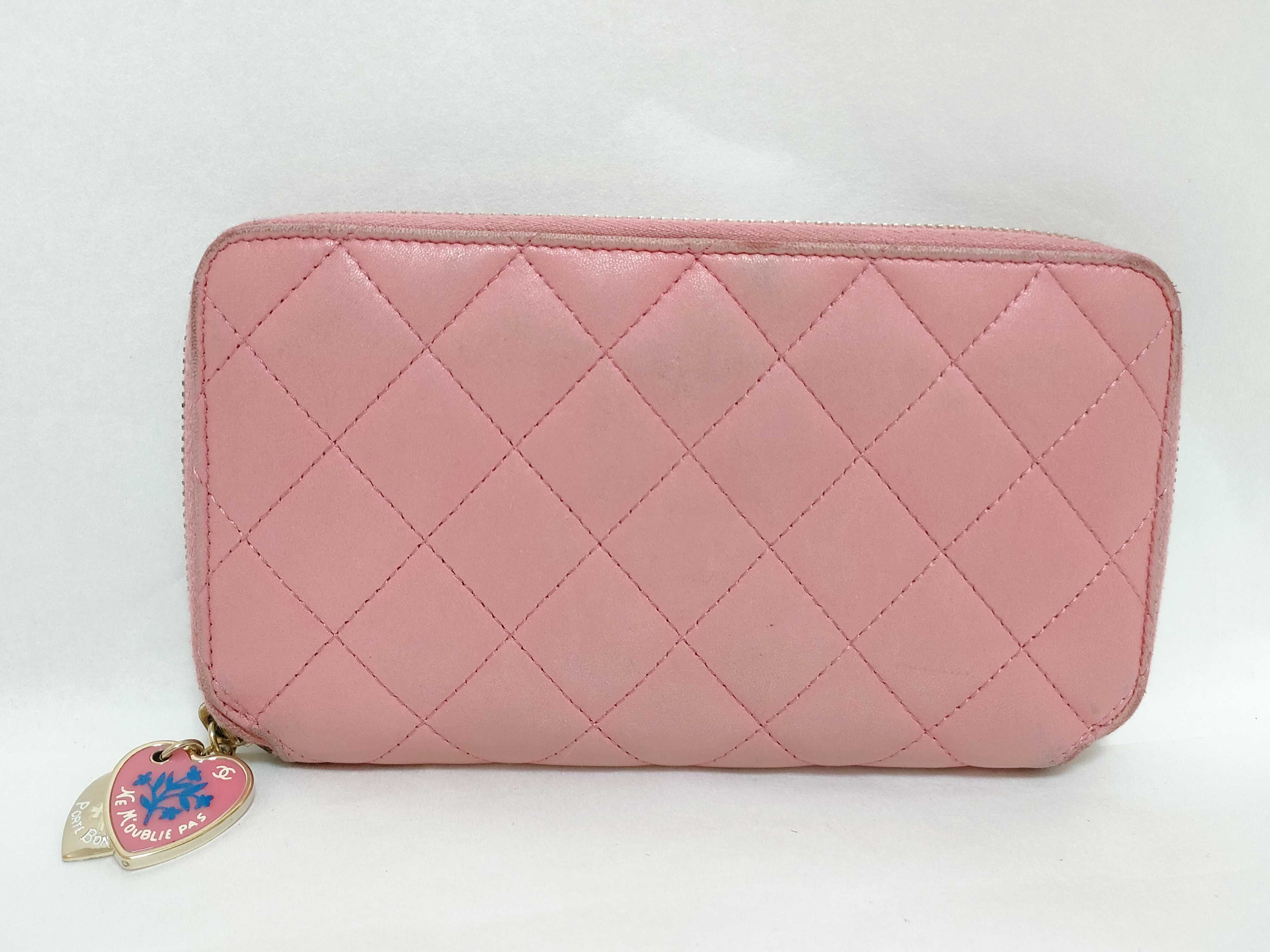 Matelassé Matelassé/Heart Charm/Long Wallet