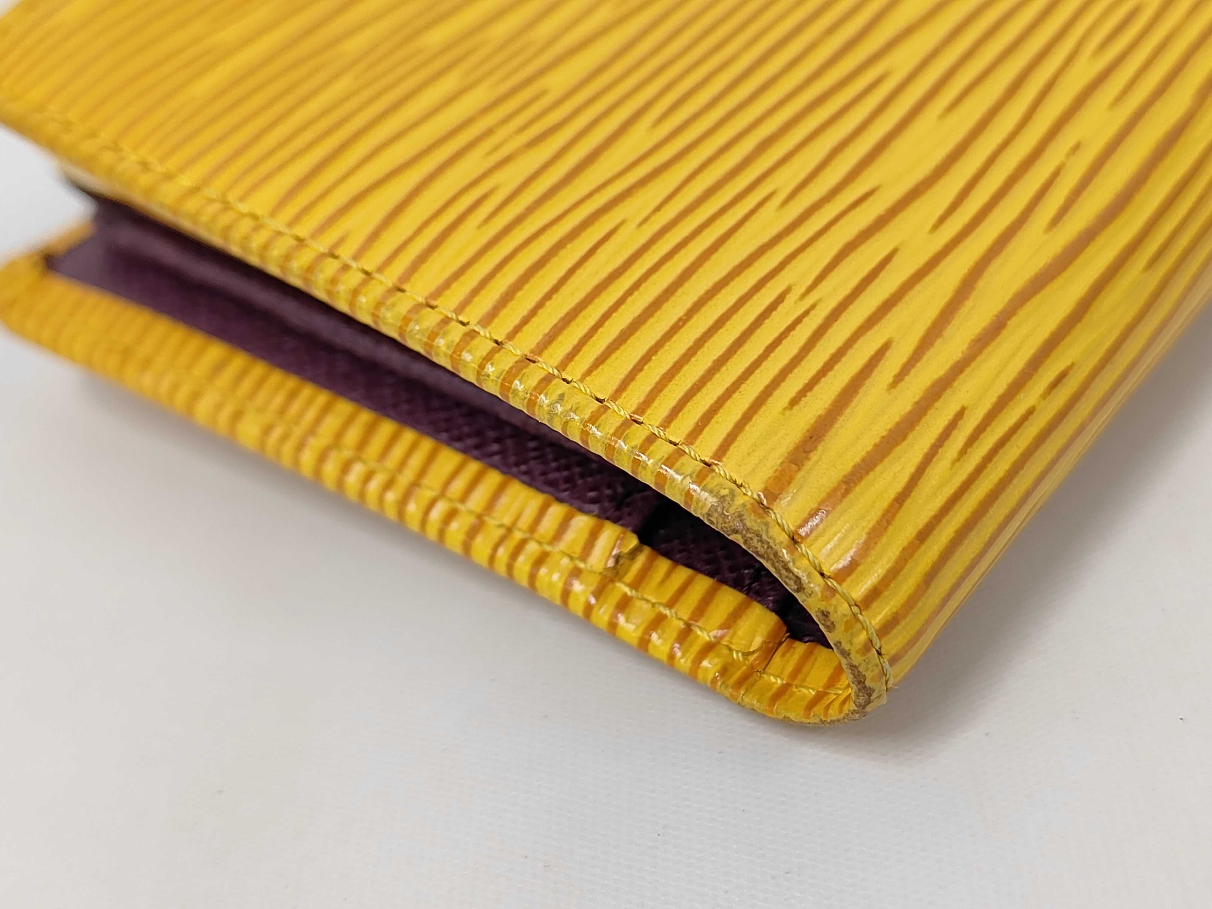 Epi Portemonnaie Viennois Wallet, Tassili Yellow, MI0041 — view 3