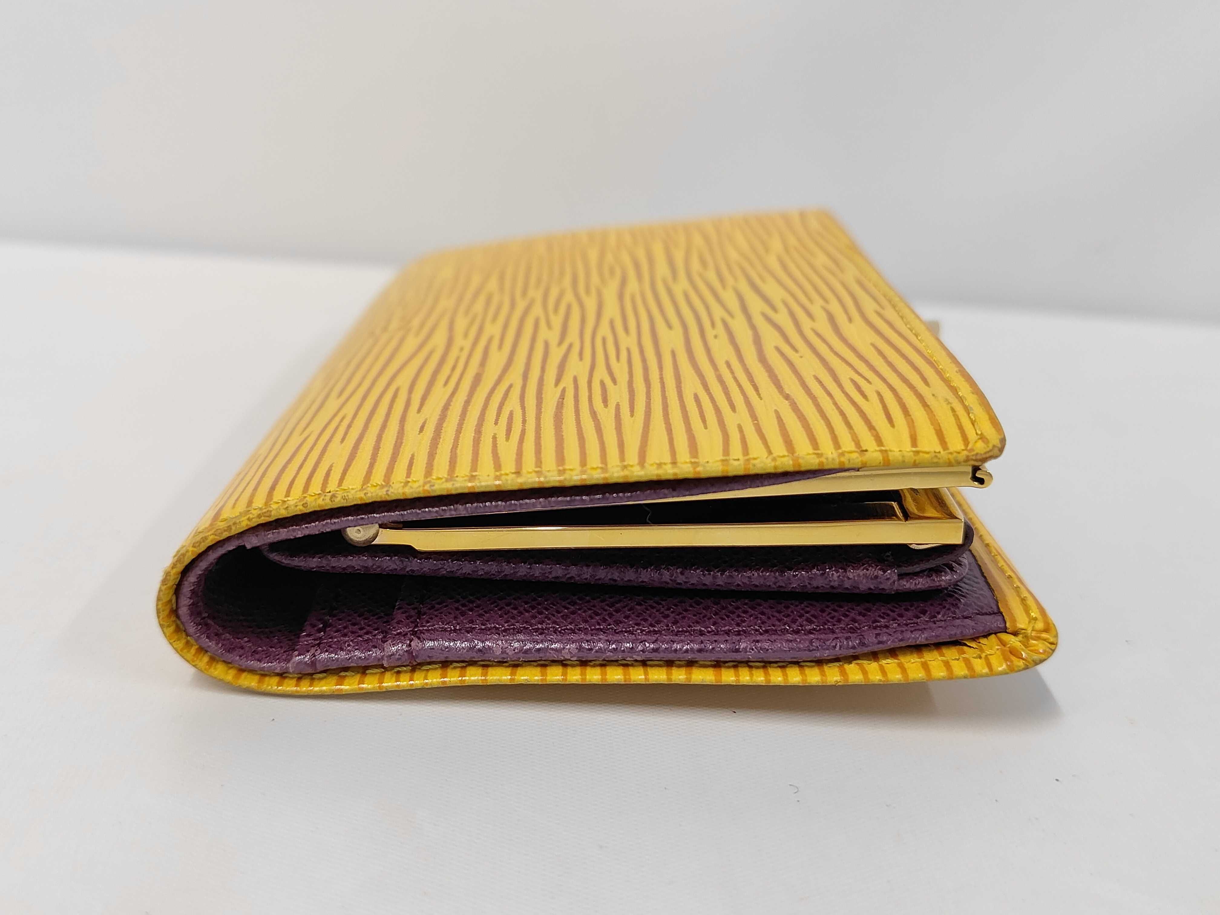 Epi Portemonnaie Viennois Wallet, Tassili Yellow, MI0041 — view 5