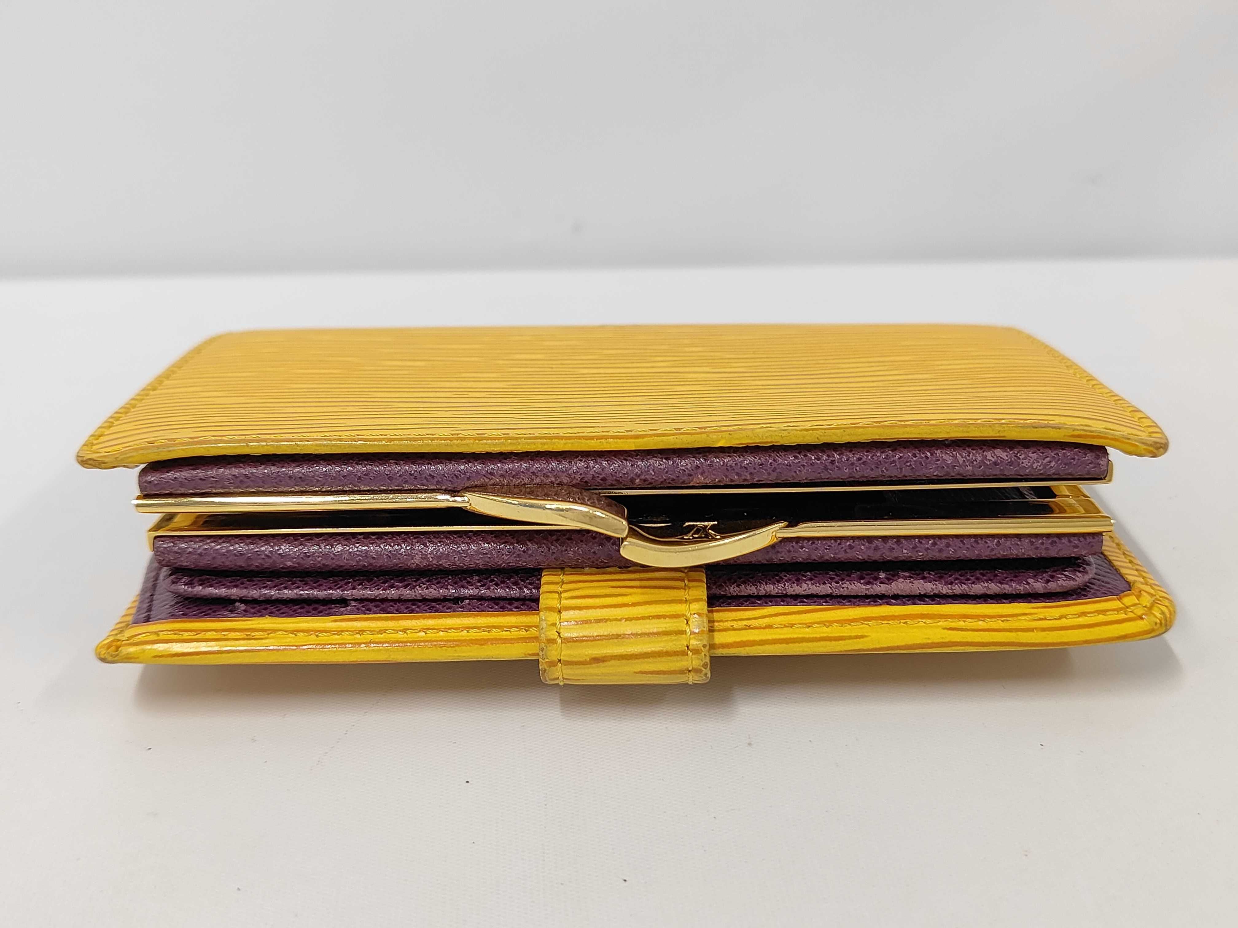 Epi Portemonnaie Viennois Wallet, Tassili Yellow, MI0041 — view 6