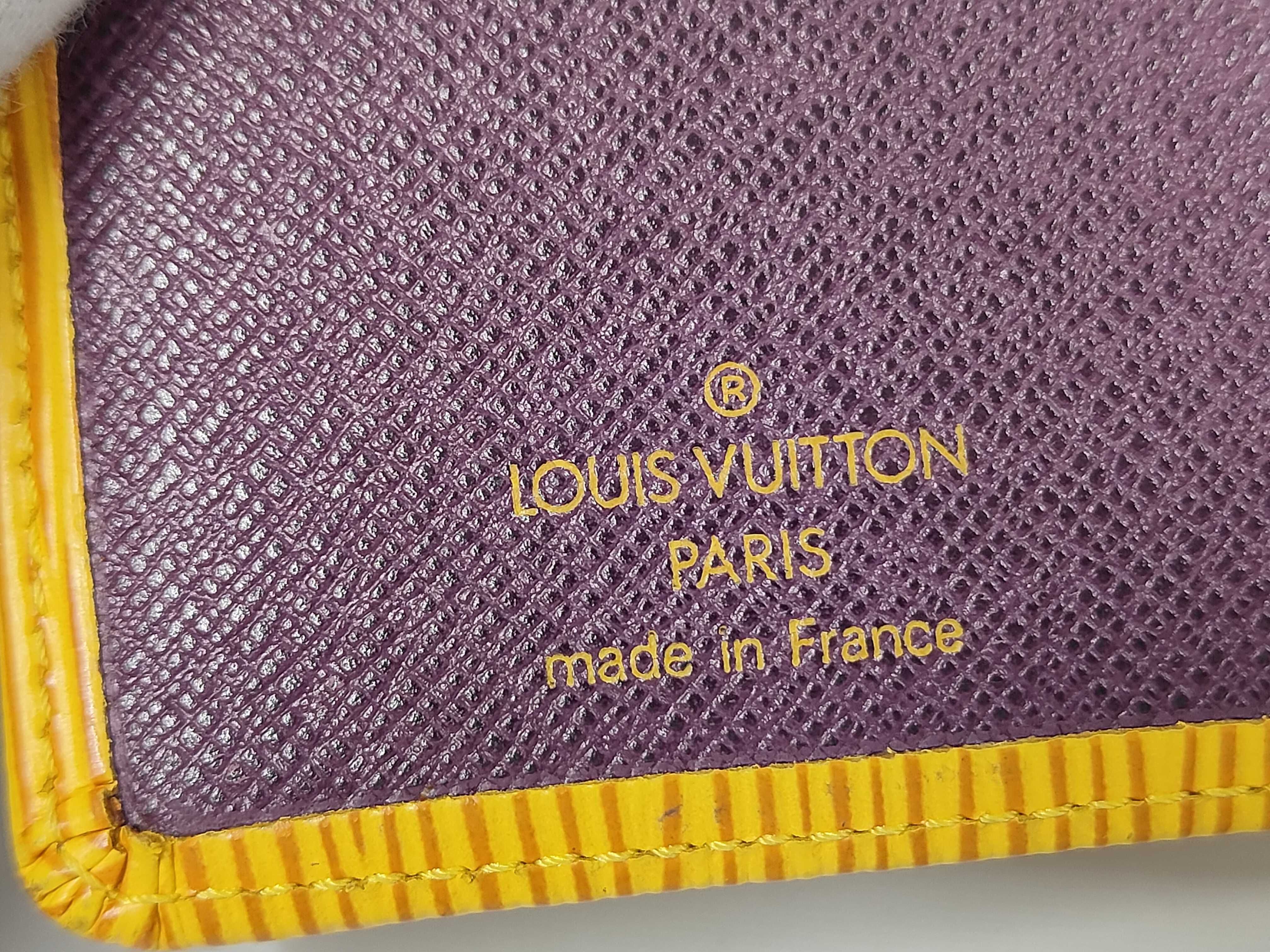 Epi Portemonnaie Viennois Wallet, Tassili Yellow, MI0041 — view 9