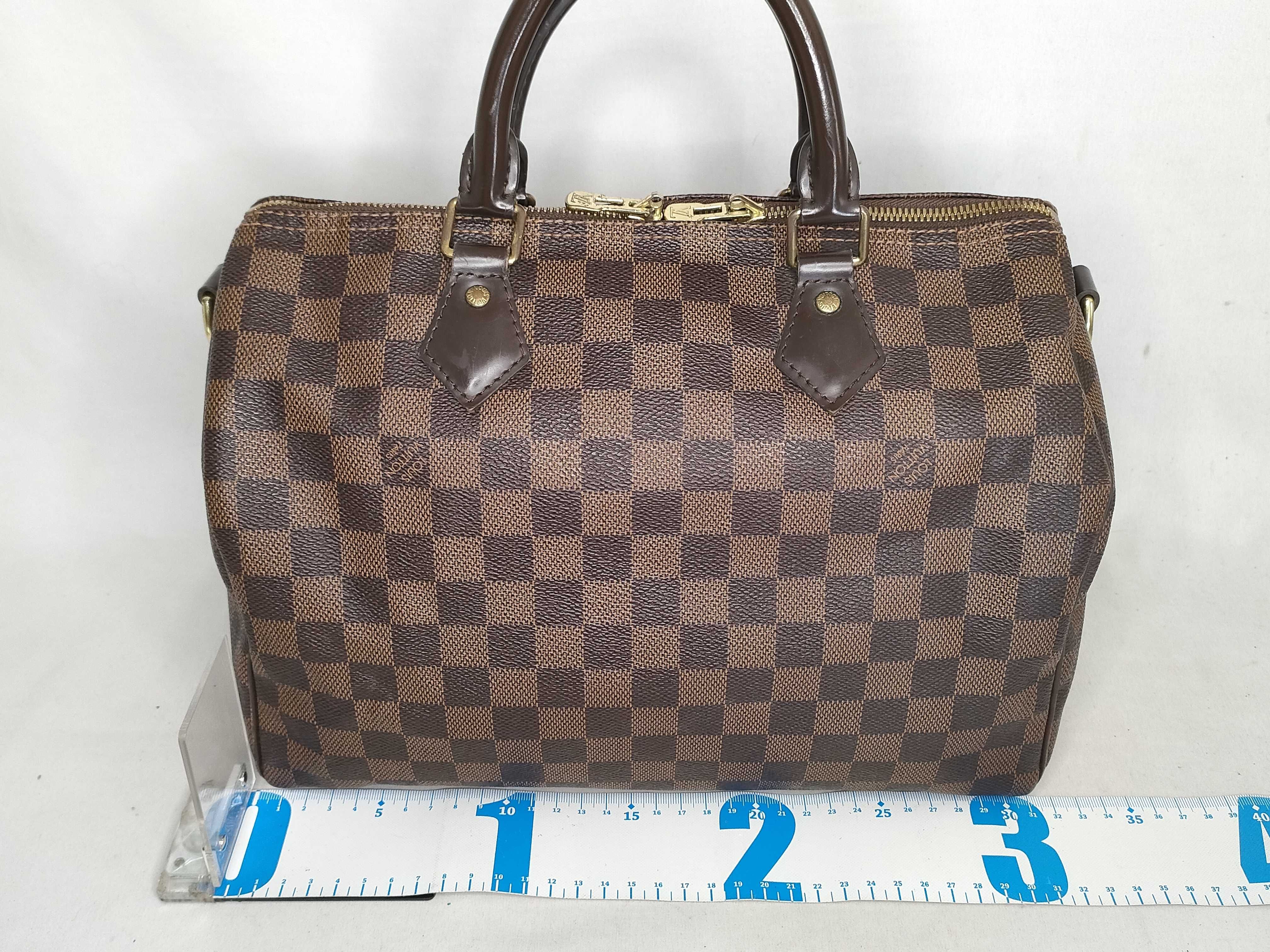 Damier PH - Brown Damier Ebene Canvas Hand Bag 30cm N41368 Handbag — view 2