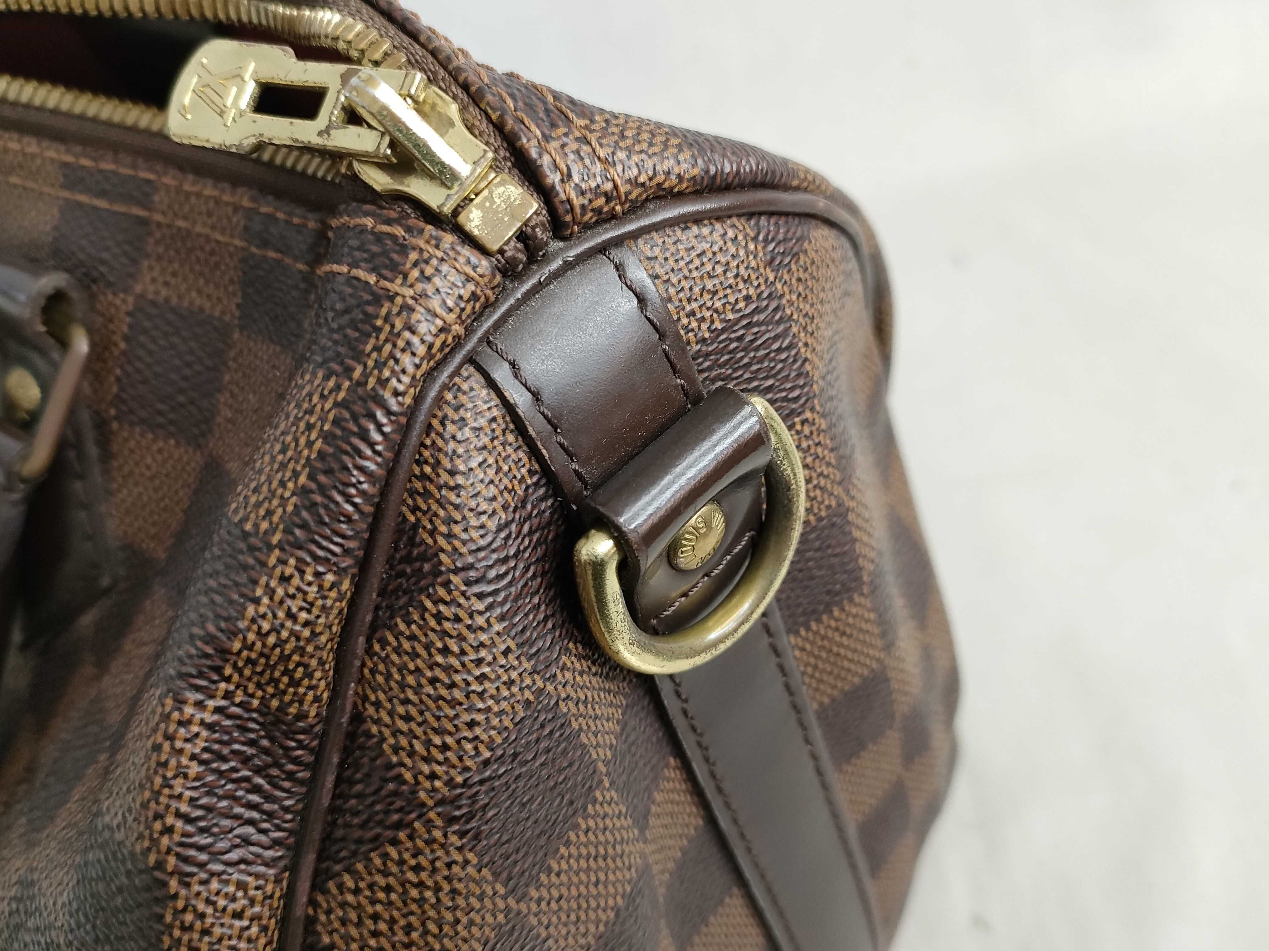 Damier PH - Brown Damier Ebene Canvas Hand Bag 30cm N41368 Handbag — view 14