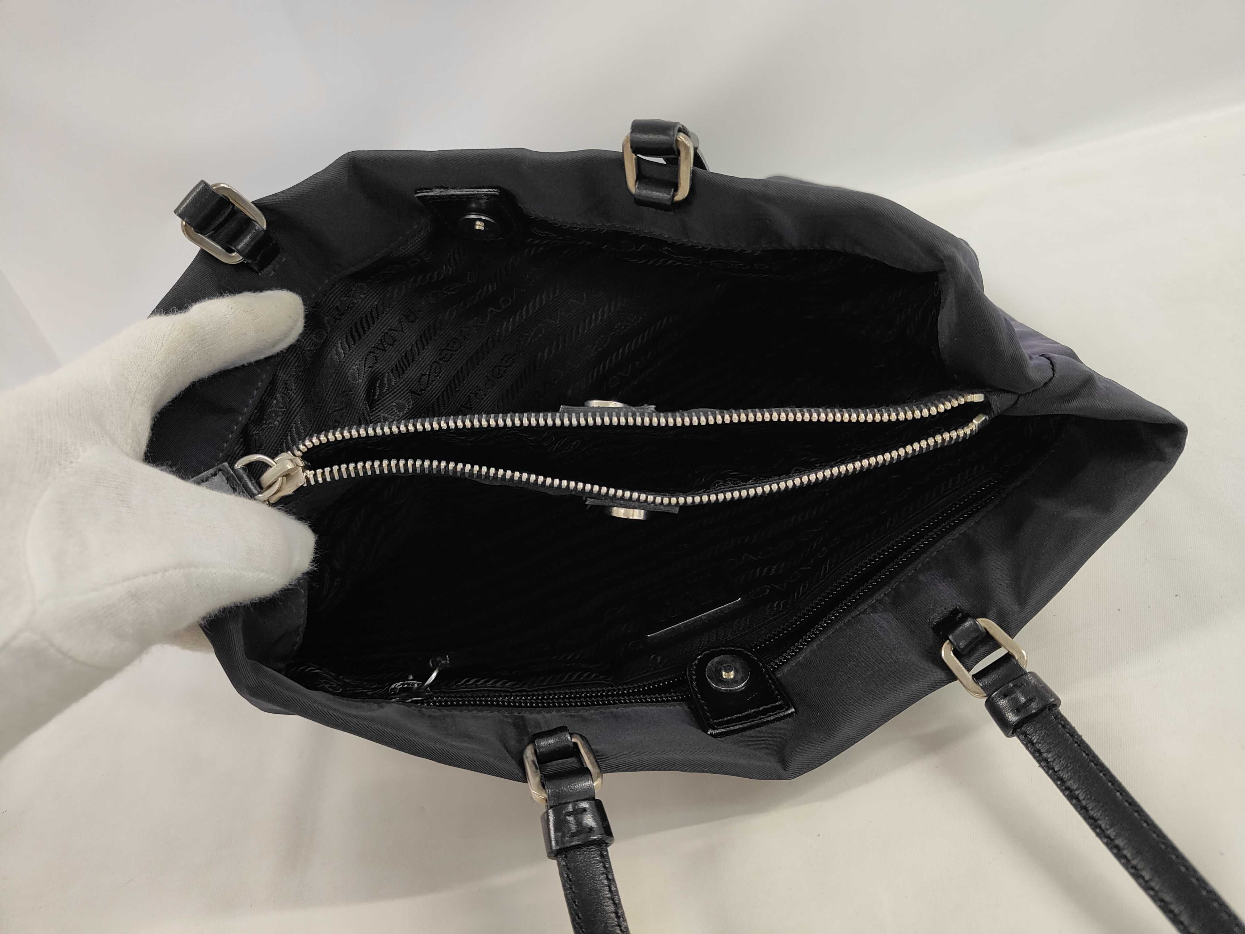 Navy Nylon Tote Bag — view 7