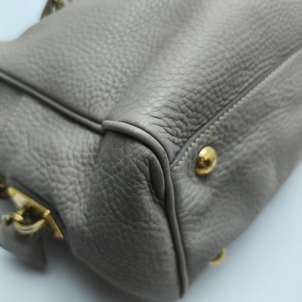 【*Shipped from: China*】PRADA Boston Leather Handbag — view 6