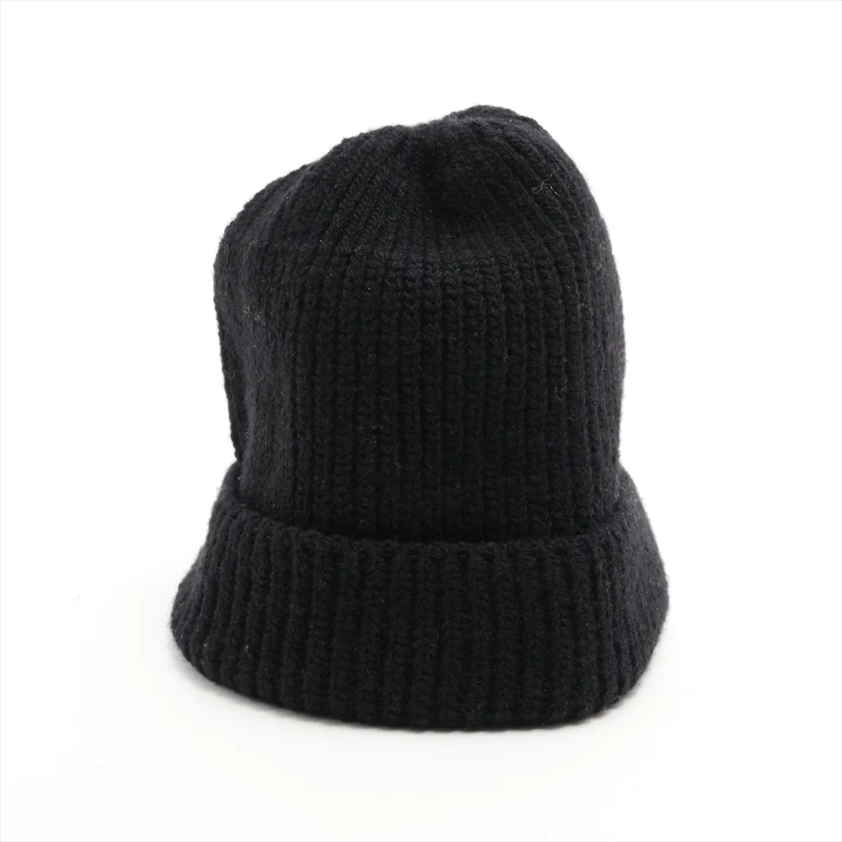 Triangle Logo Knit Sweater, Size S, Wool x Cashmere, Black. — view 3