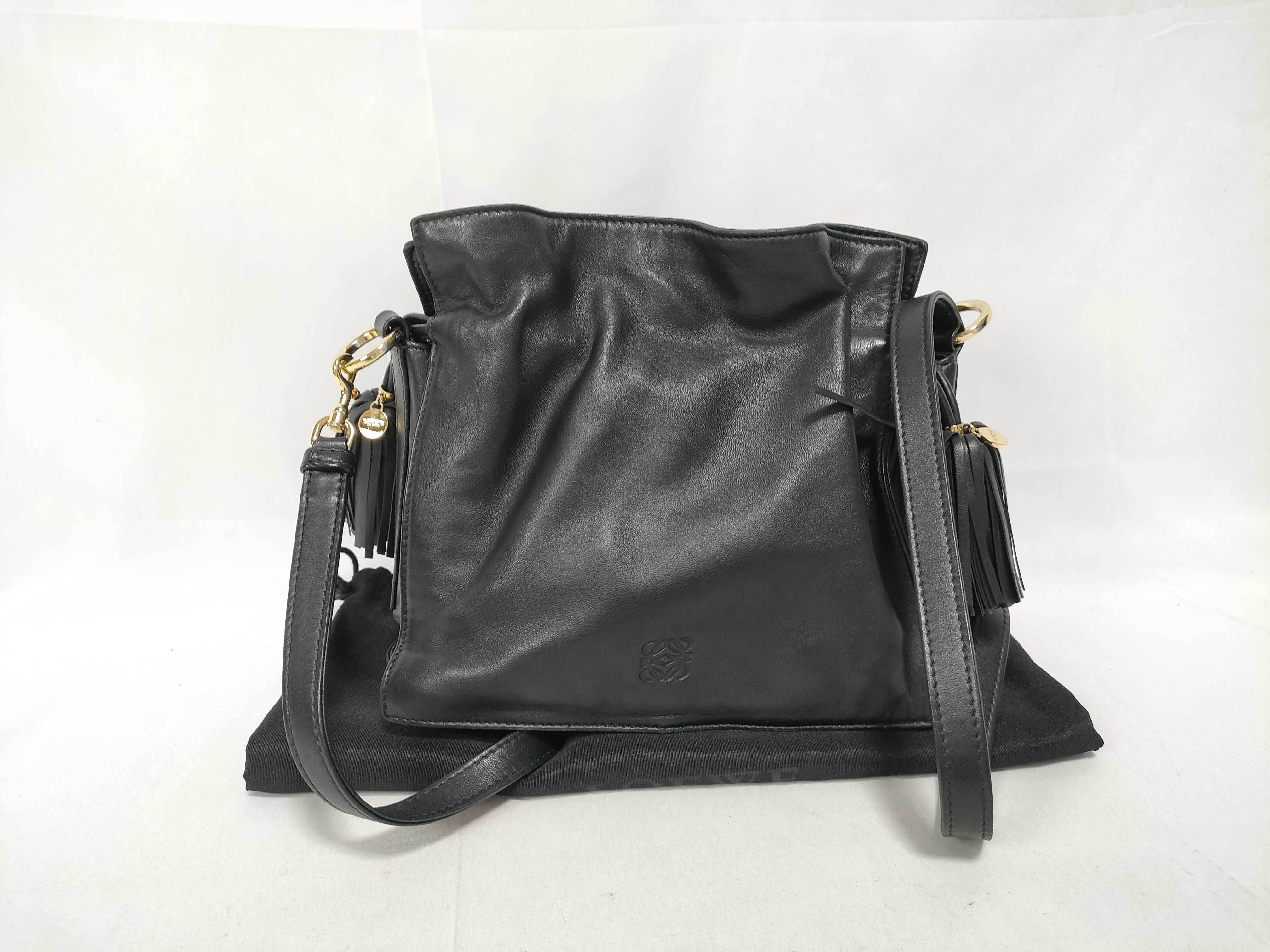 Flamenco Black Shoulder Bag