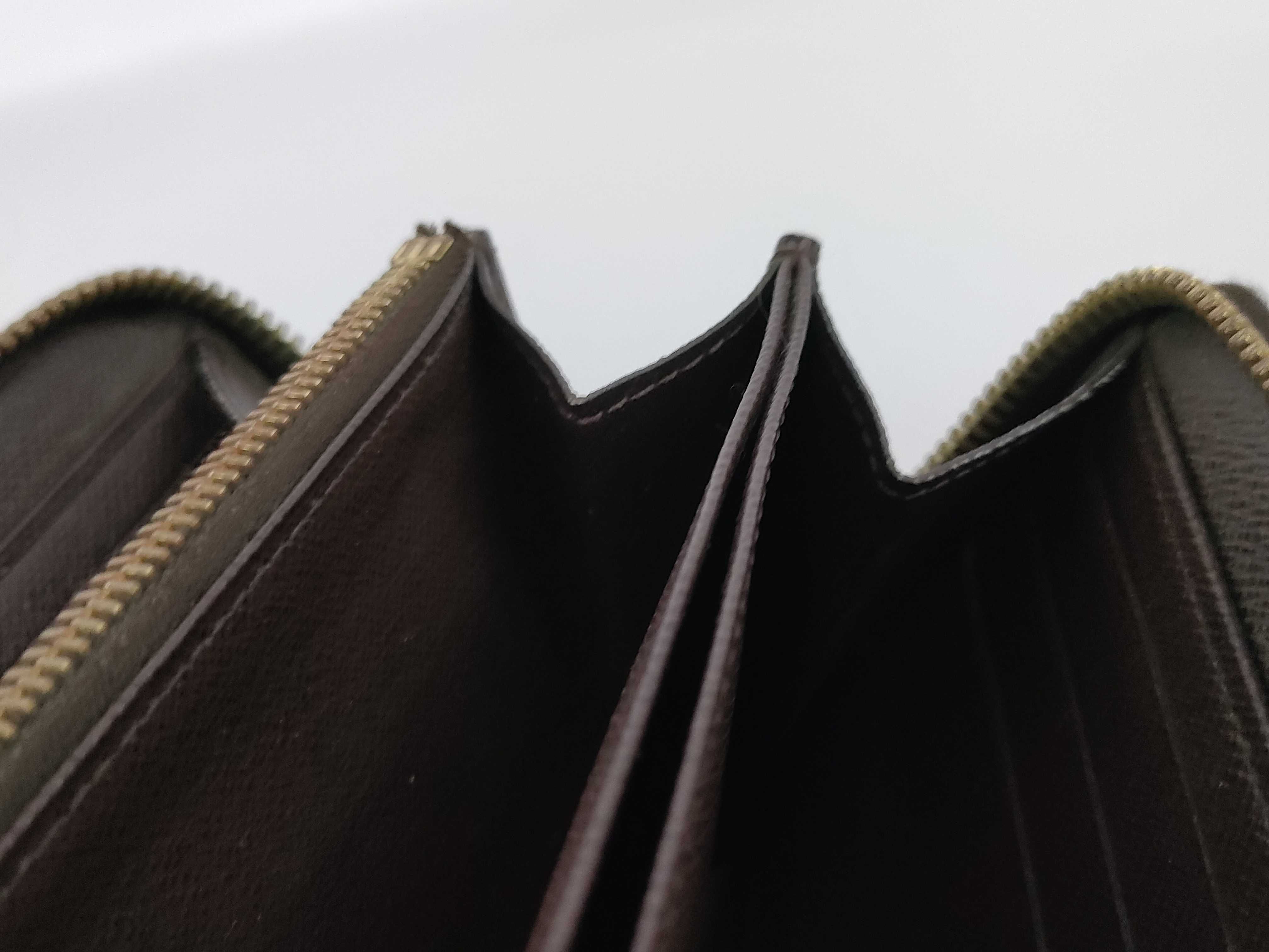 Damier Zippy Wallet, Damier Ebene, with box/dust bag. — view 12
