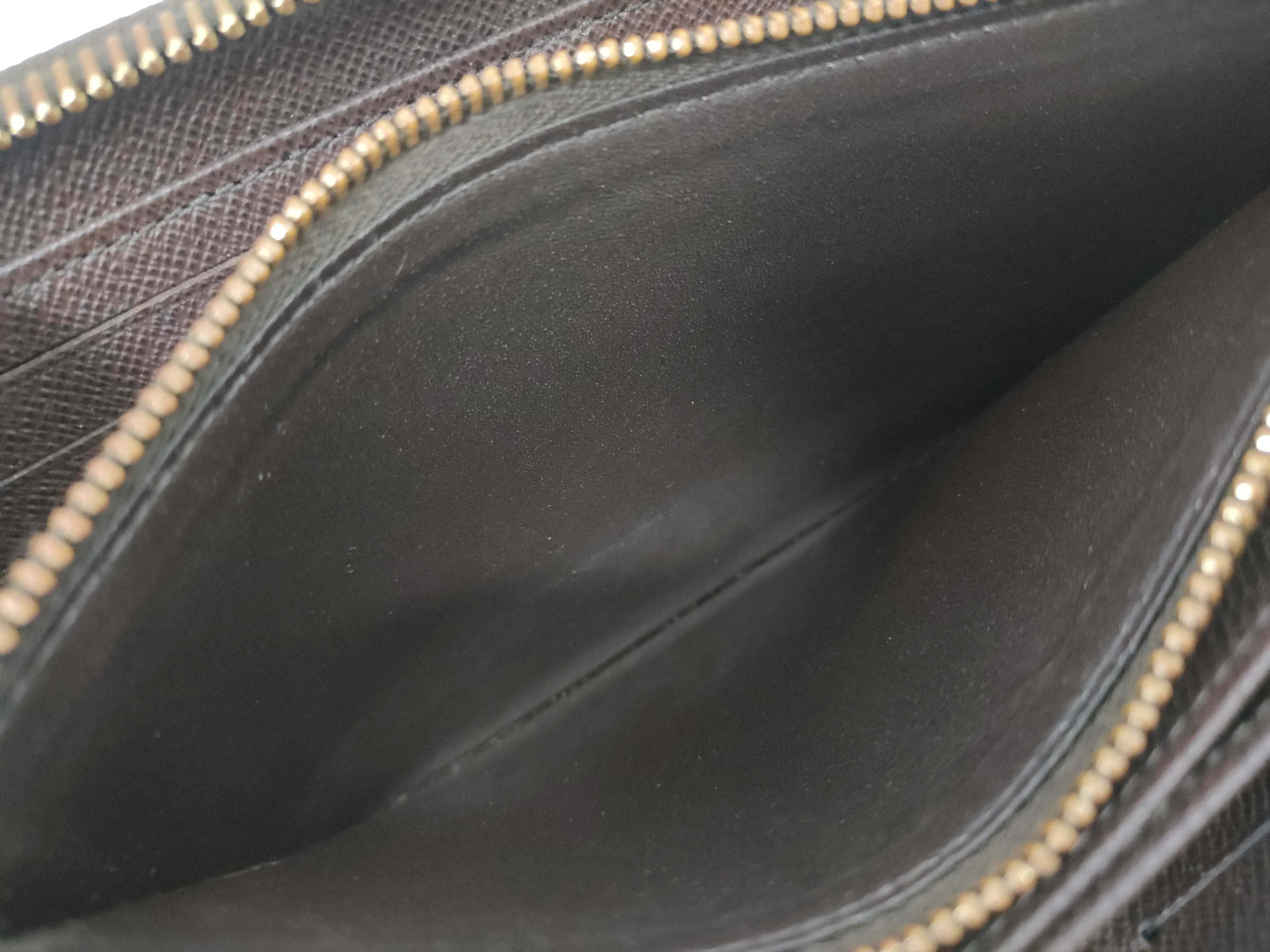 Damier Zippy Wallet, Damier Ebene, with box/dust bag. — view 10