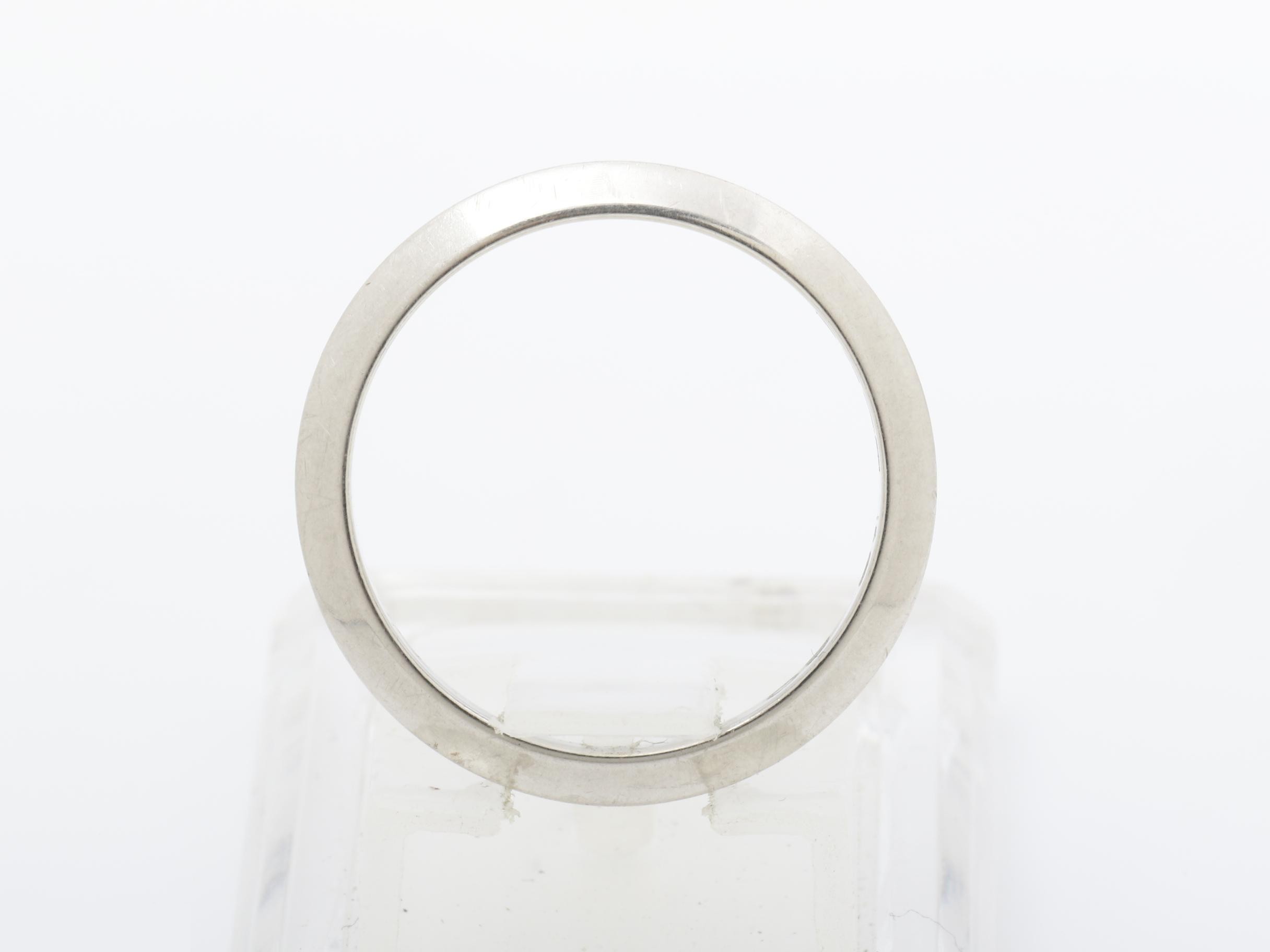 Declaration Ring, Pt950, 4.1g, Size #52 — view 3