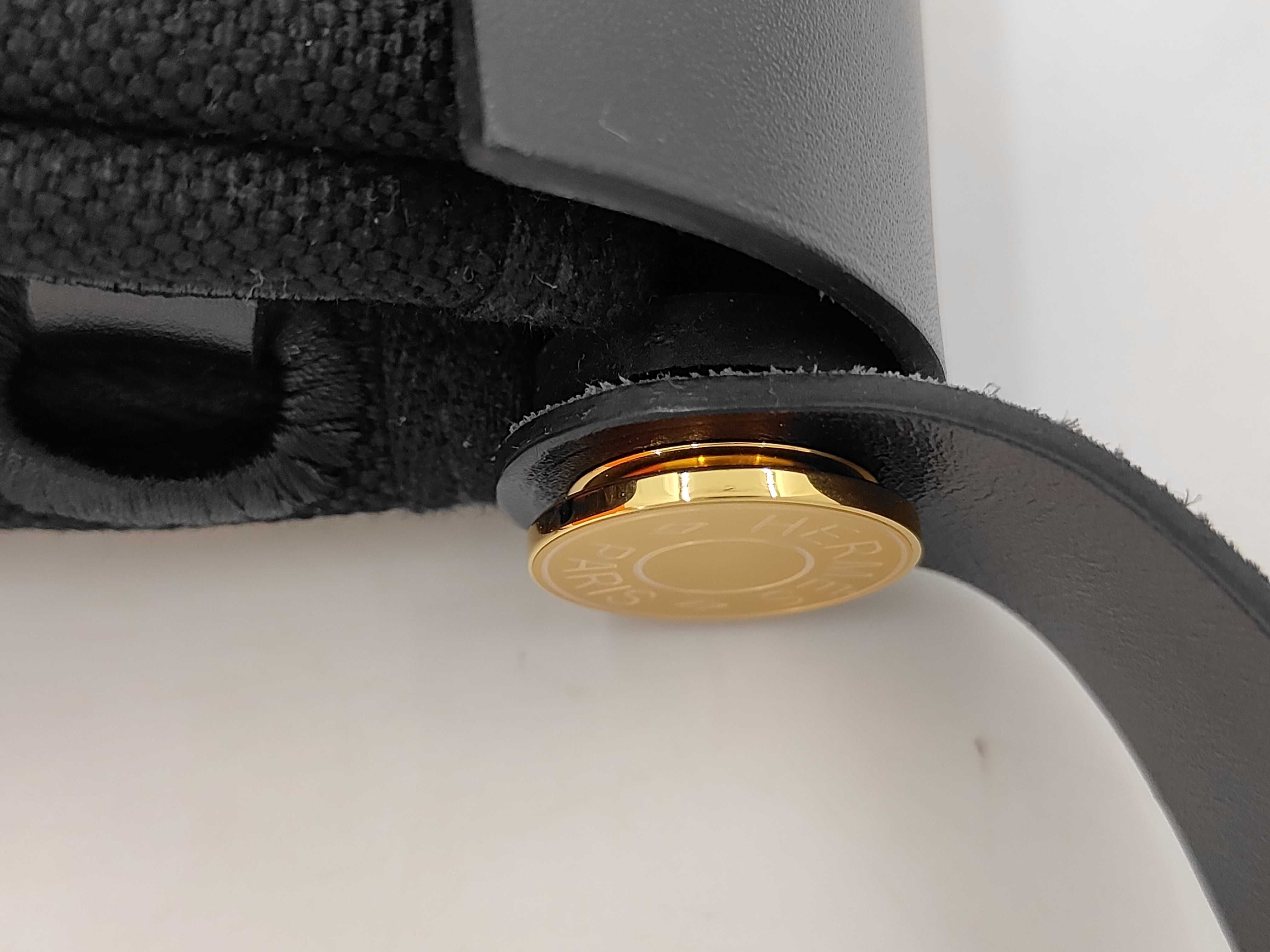 Hermès Herbag Zip 20 Mini Black Gold Hardware G Stamp Shoulder Bag — view 5