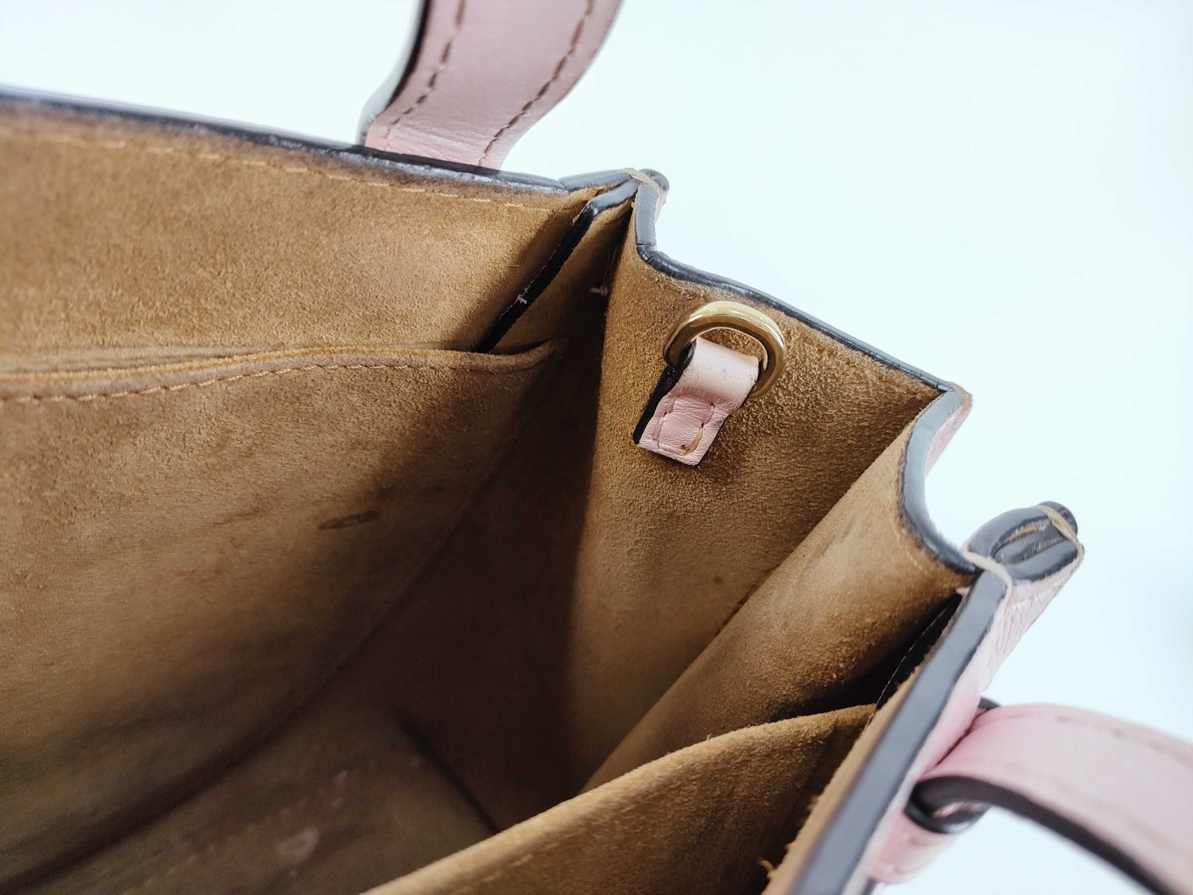 2-Way Gate Top Handle Mini Anagram Handbag — view 11
