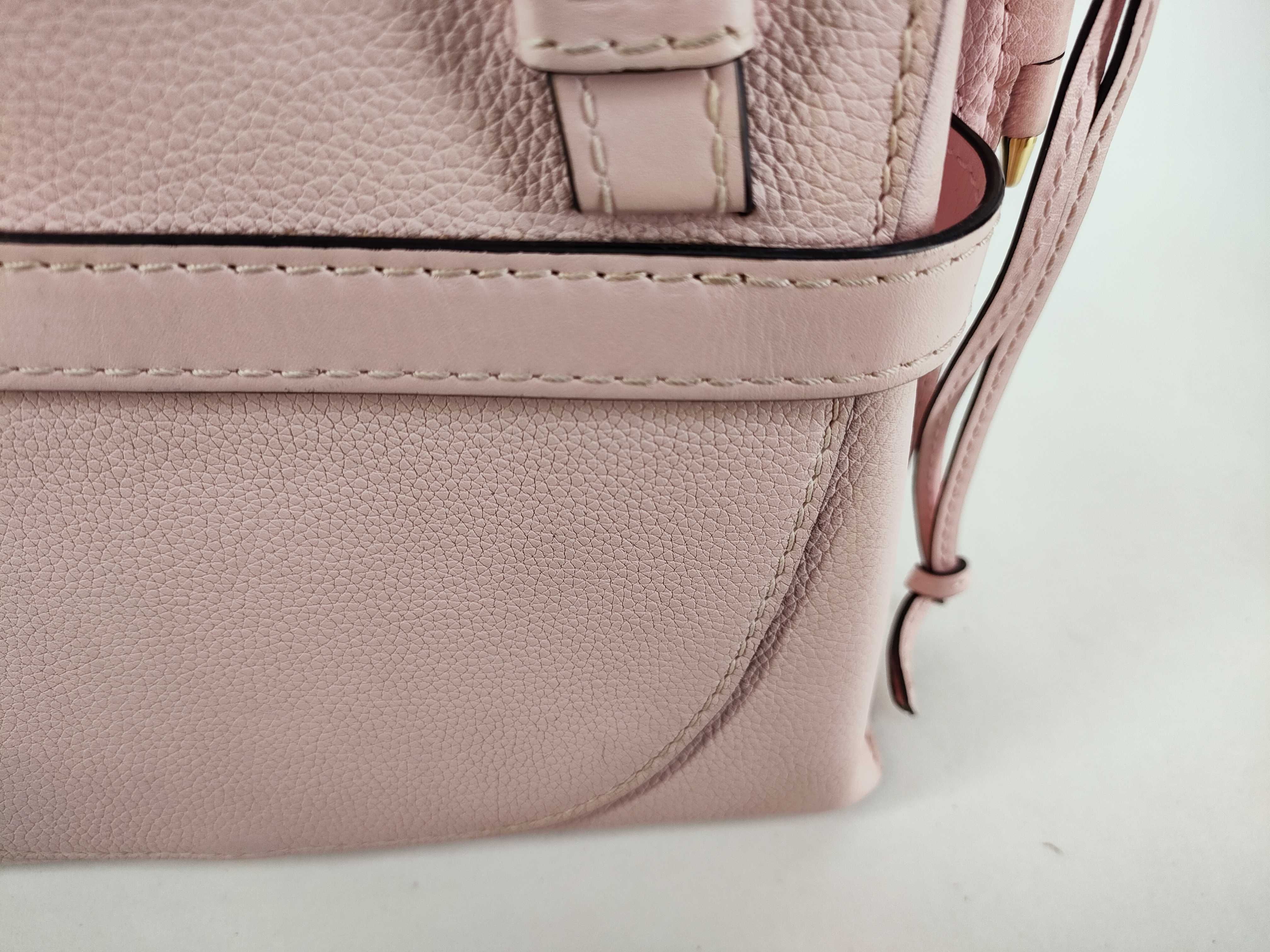 2-Way Gate Top Handle Mini Anagram Handbag — view 12