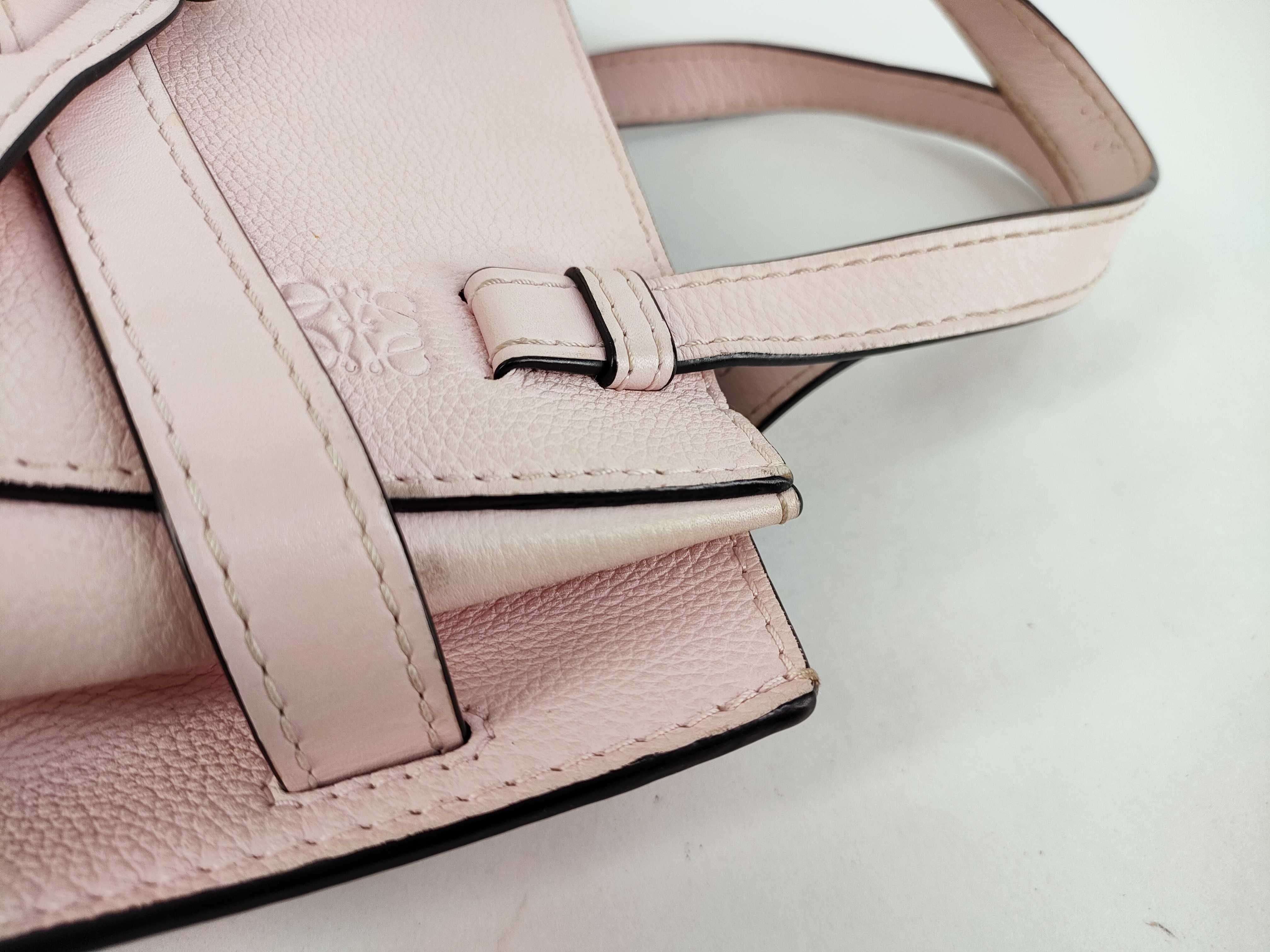 2-Way Gate Top Handle Mini Anagram Handbag — view 4