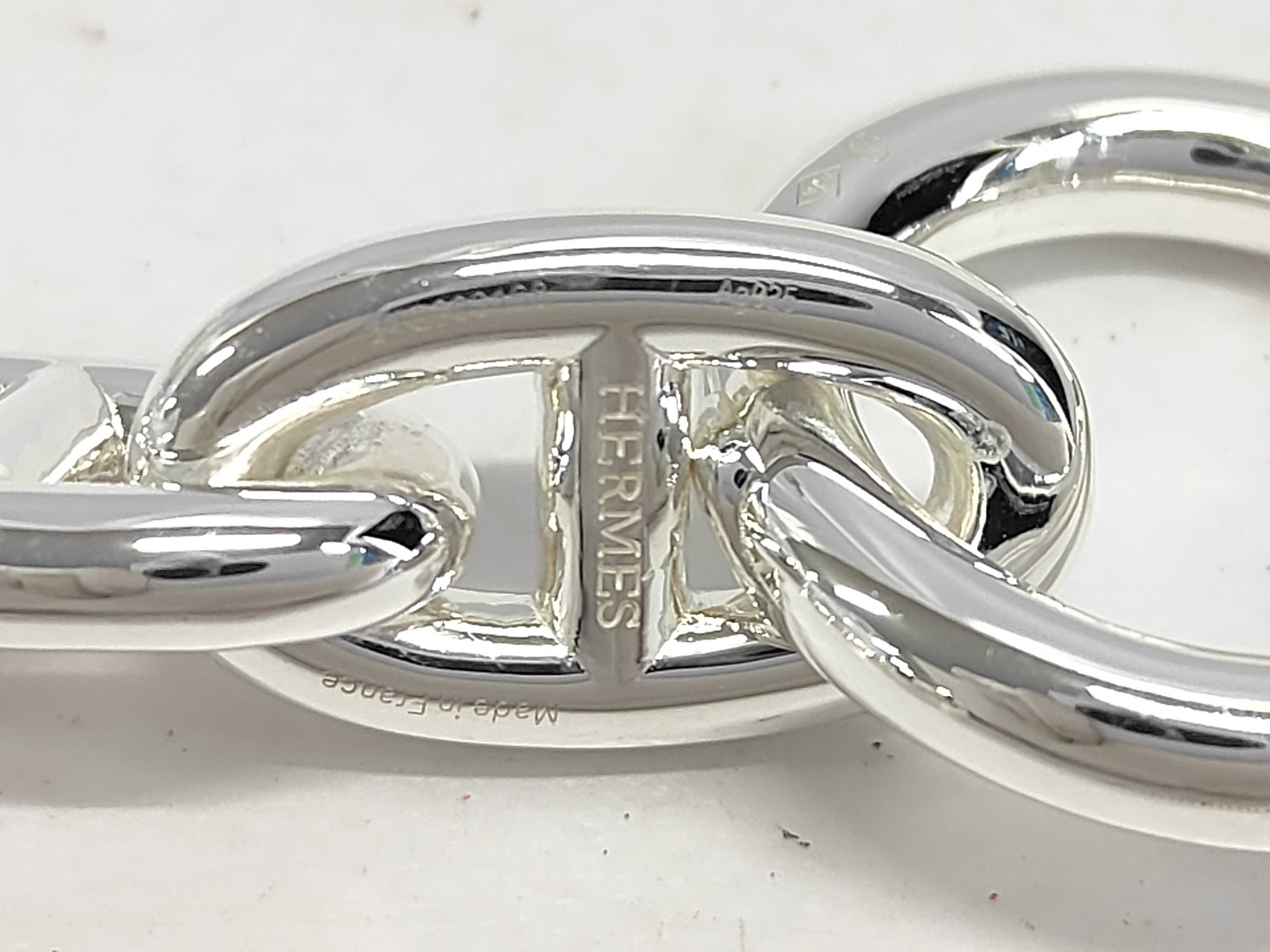 Chaine d'Ancre TGM 10-link bracelet, TGM 24 hallmark, 99.1g, SV925 sterling silver. — view 2