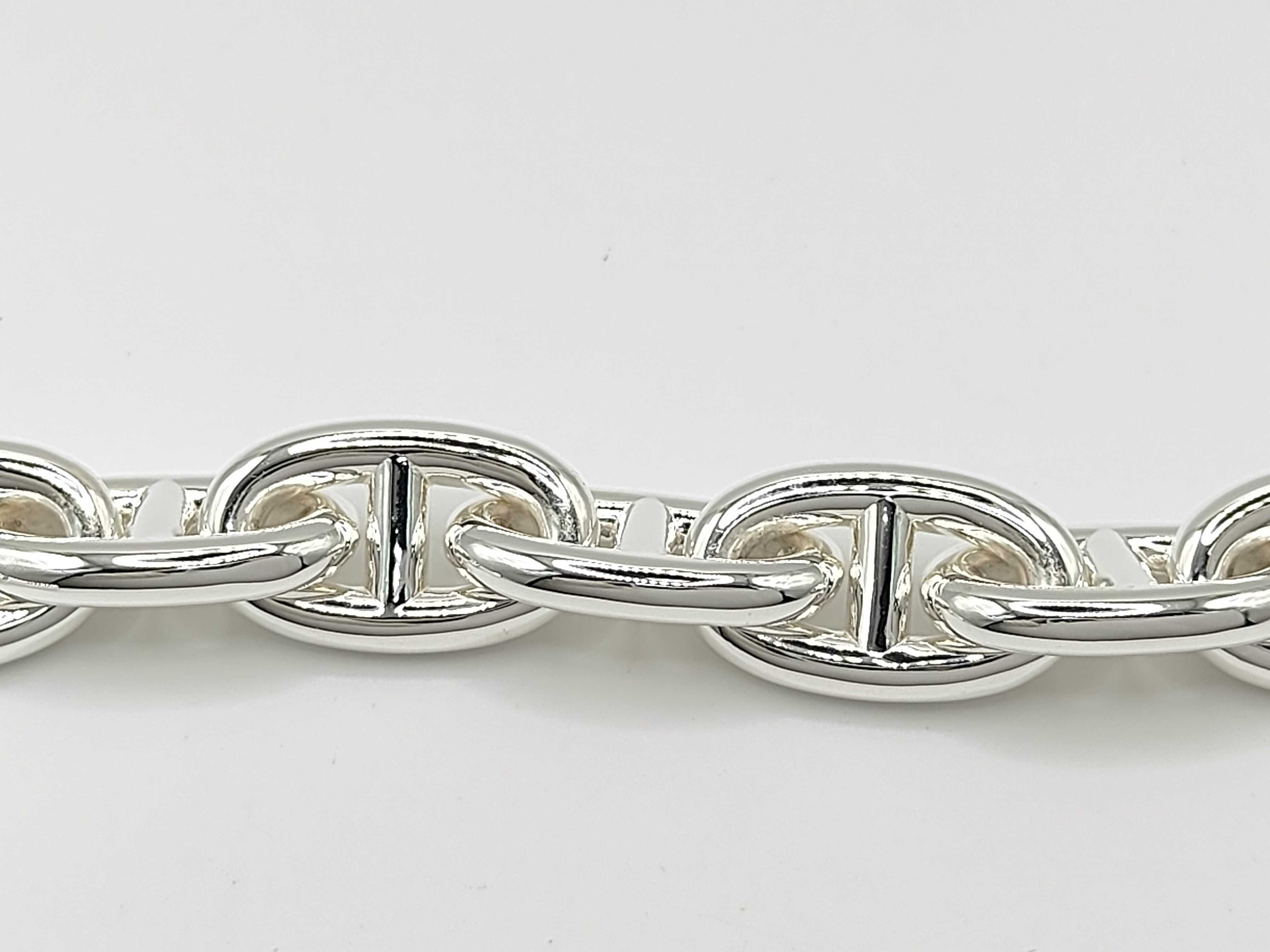 Chaine d'Ancre TGM 10-link bracelet, TGM 24 hallmark, 99.1g, SV925 sterling silver. — view 3