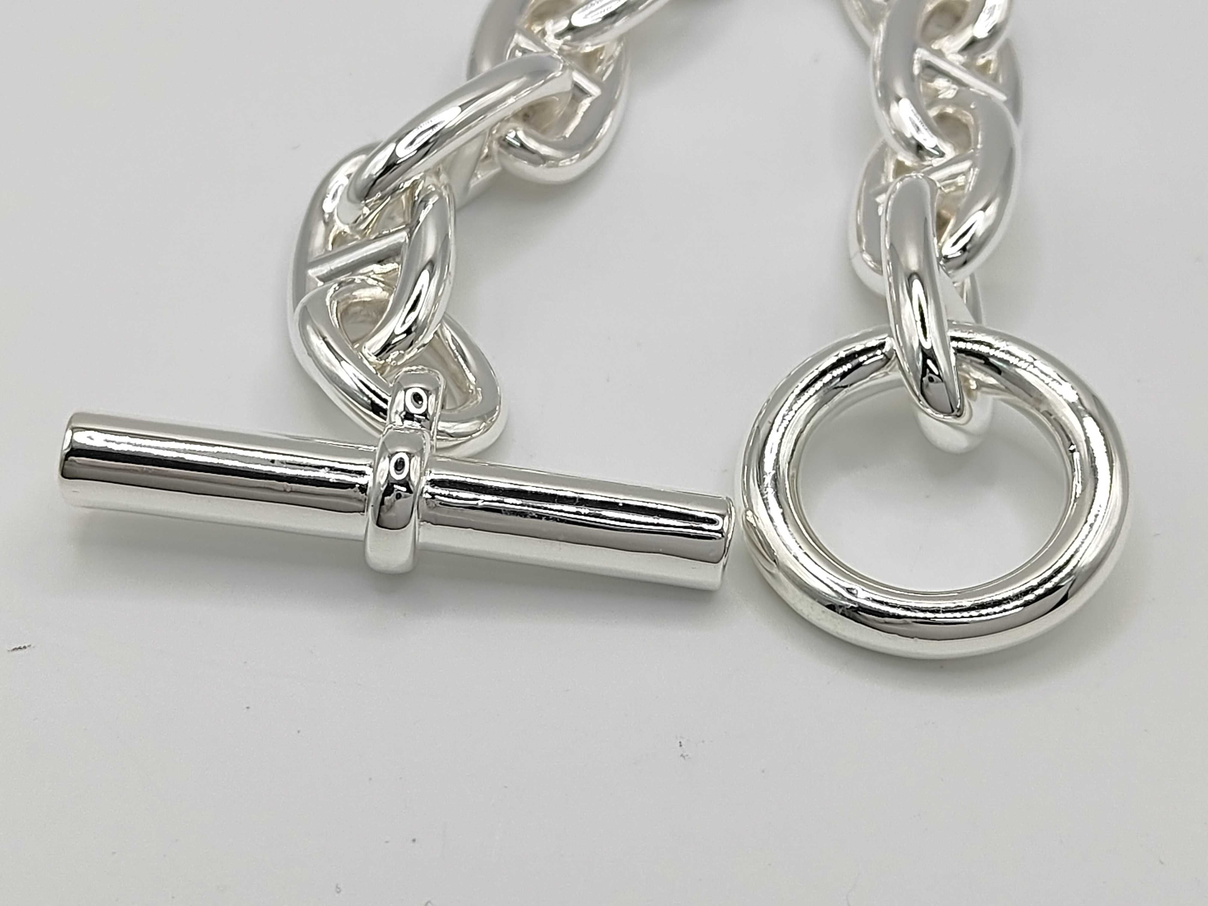 Chaine d'Ancre TGM 10-link bracelet, TGM 24 hallmark, 99.1g, SV925 sterling silver. — view 4